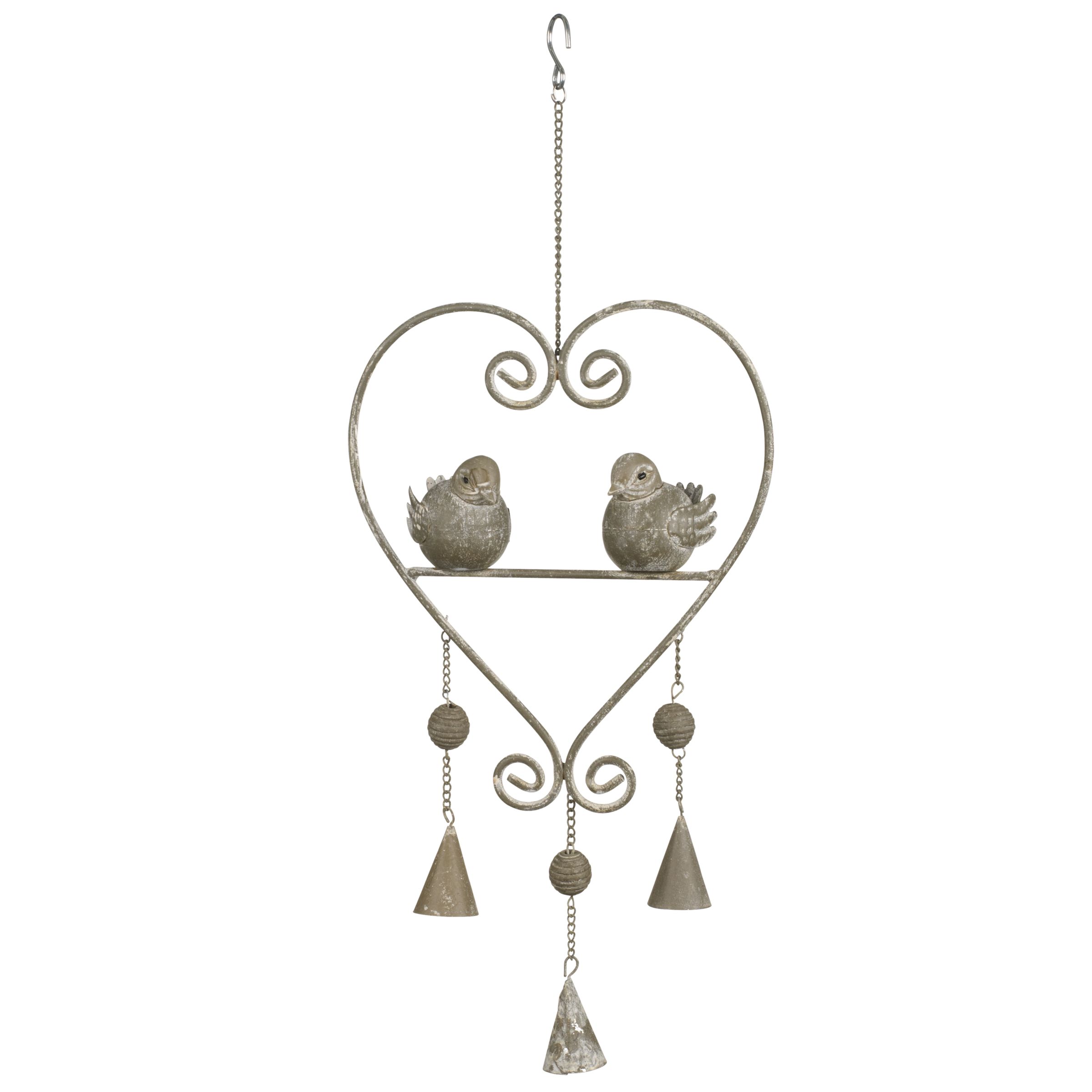 John Lewis Metal Heart Garden Decoration