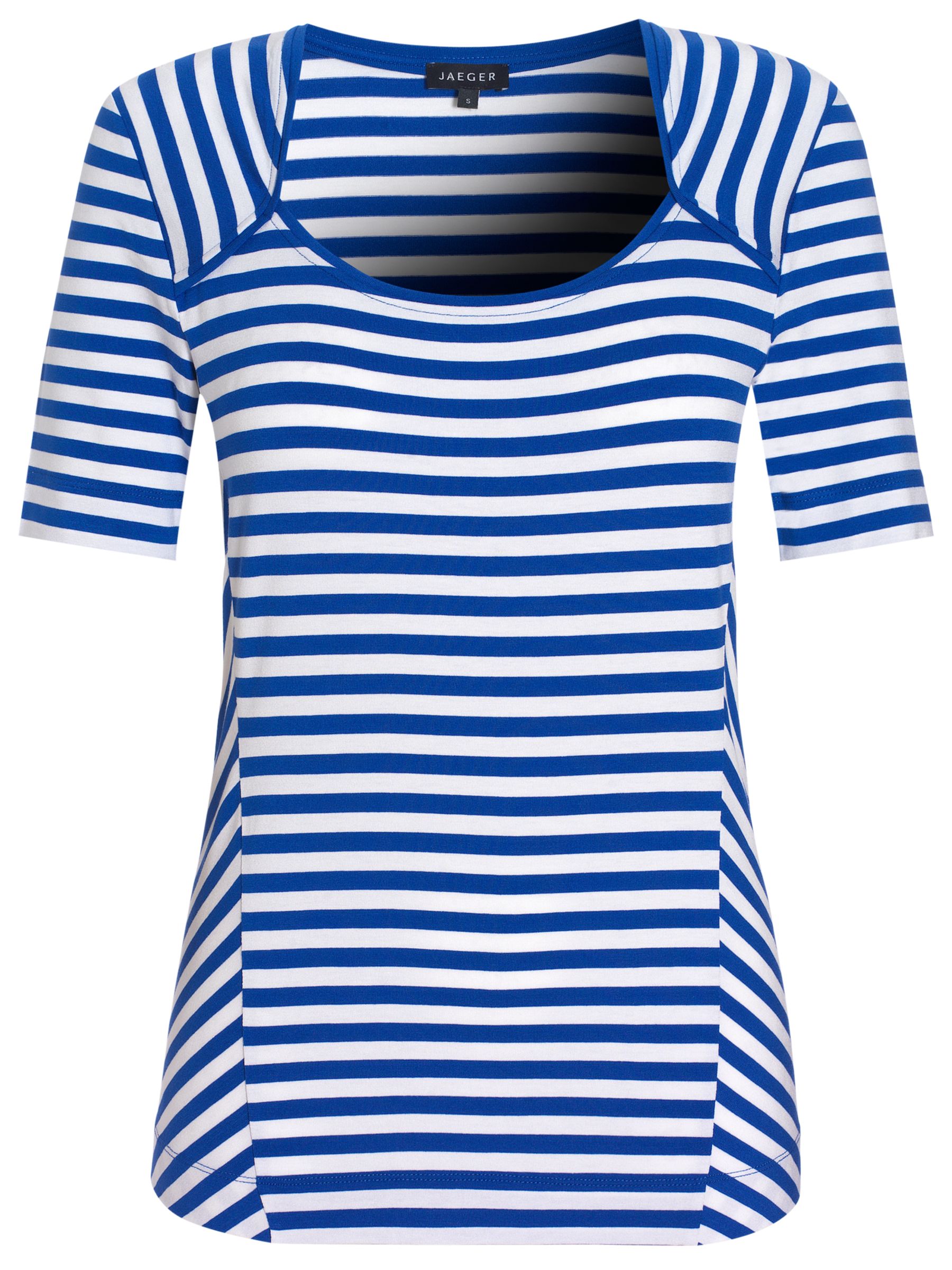 Stripe Jersey T-Shirt, Cobalt Blue