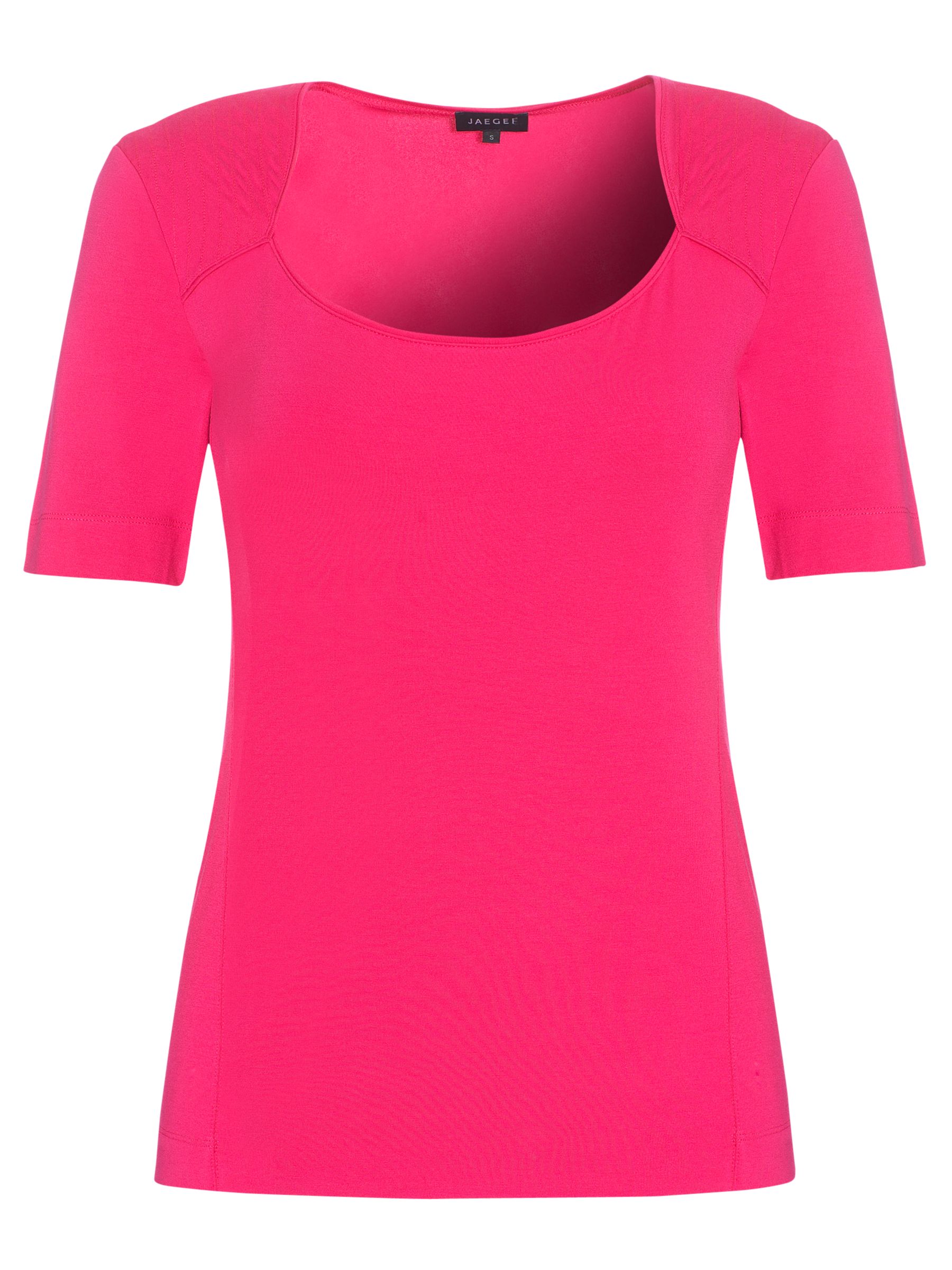 Jaeger Essential Jersey T-Shirt, Hot pink