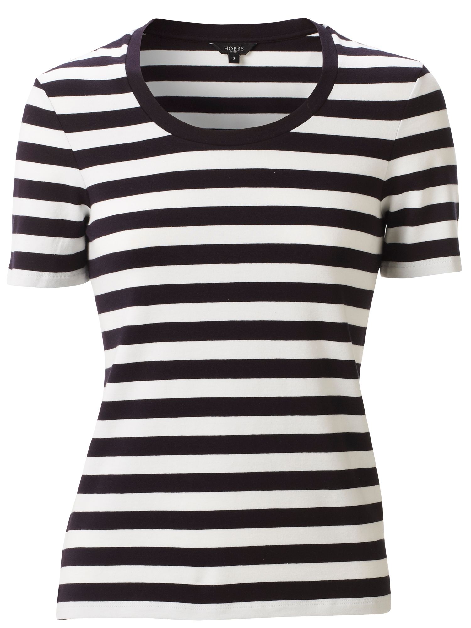 Hobbs Union Stripe T-Shirt, Navy White