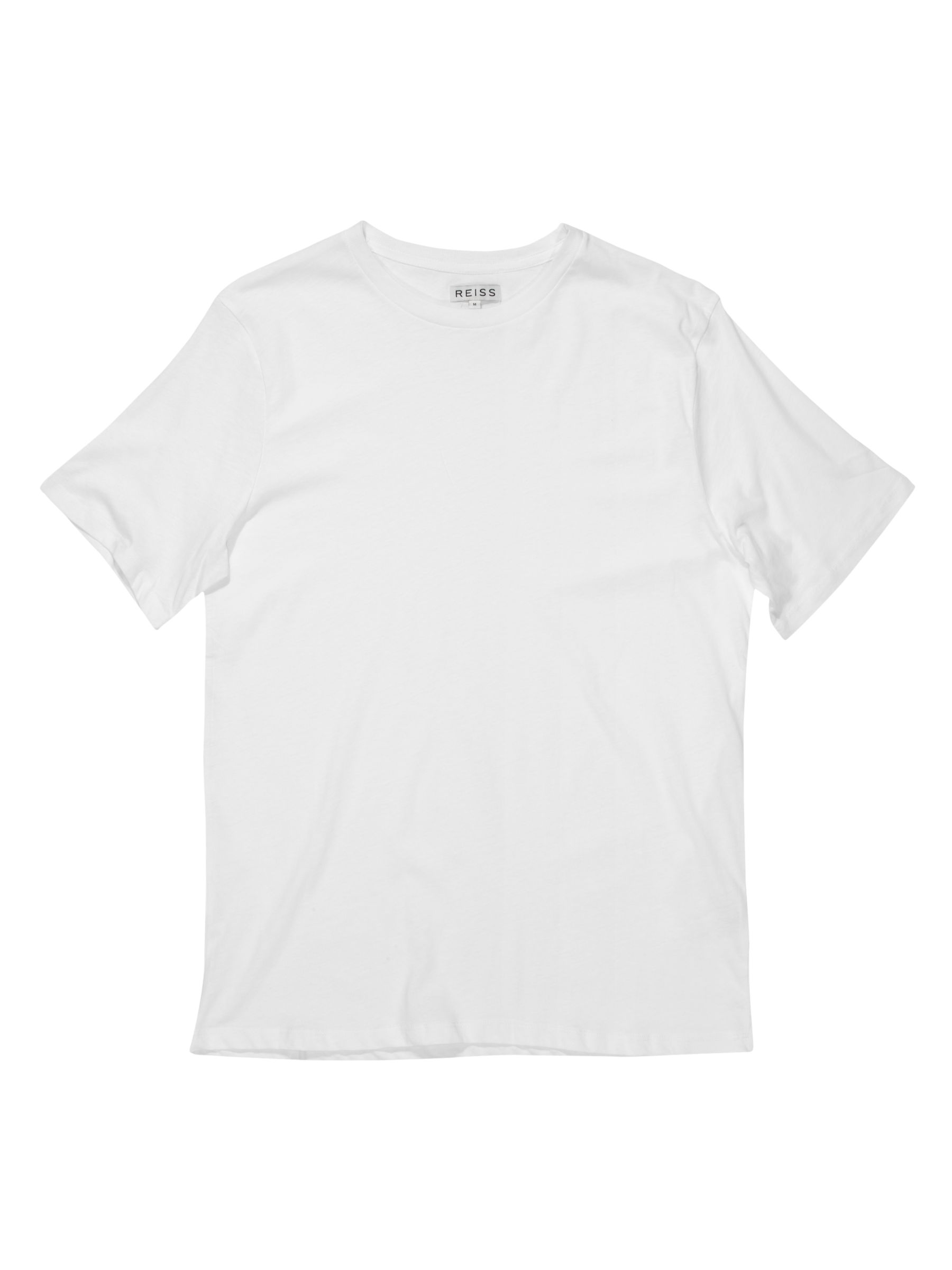 Reiss Bless Basic Crew Neck T-Shirt, White