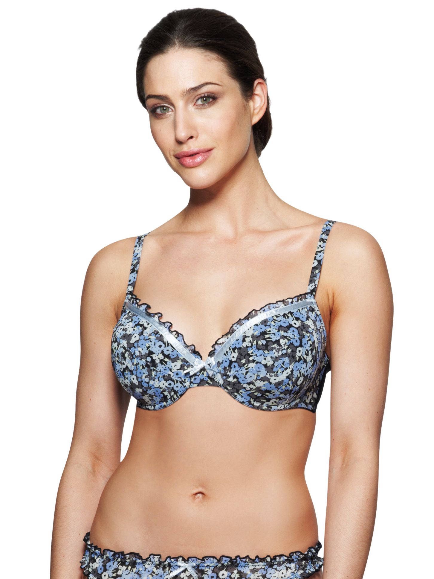 John Lewis Women Lily Large Cup T Shirt Bra Multi
