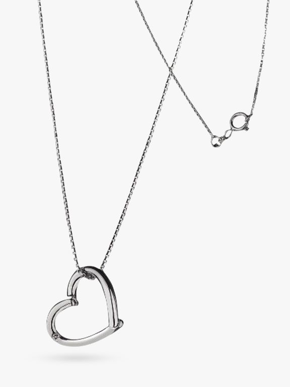 Hot Diamonds Just Add Love Open Heart Pendant Necklace