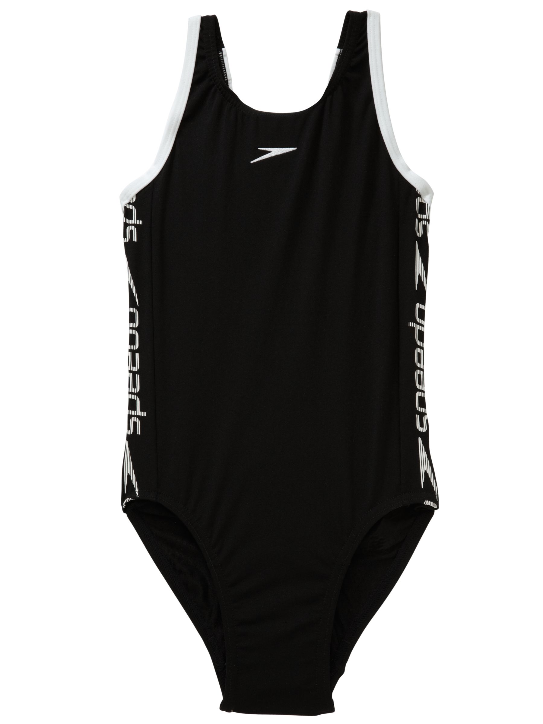 Speedo Superiority Swimsuit, Black/white