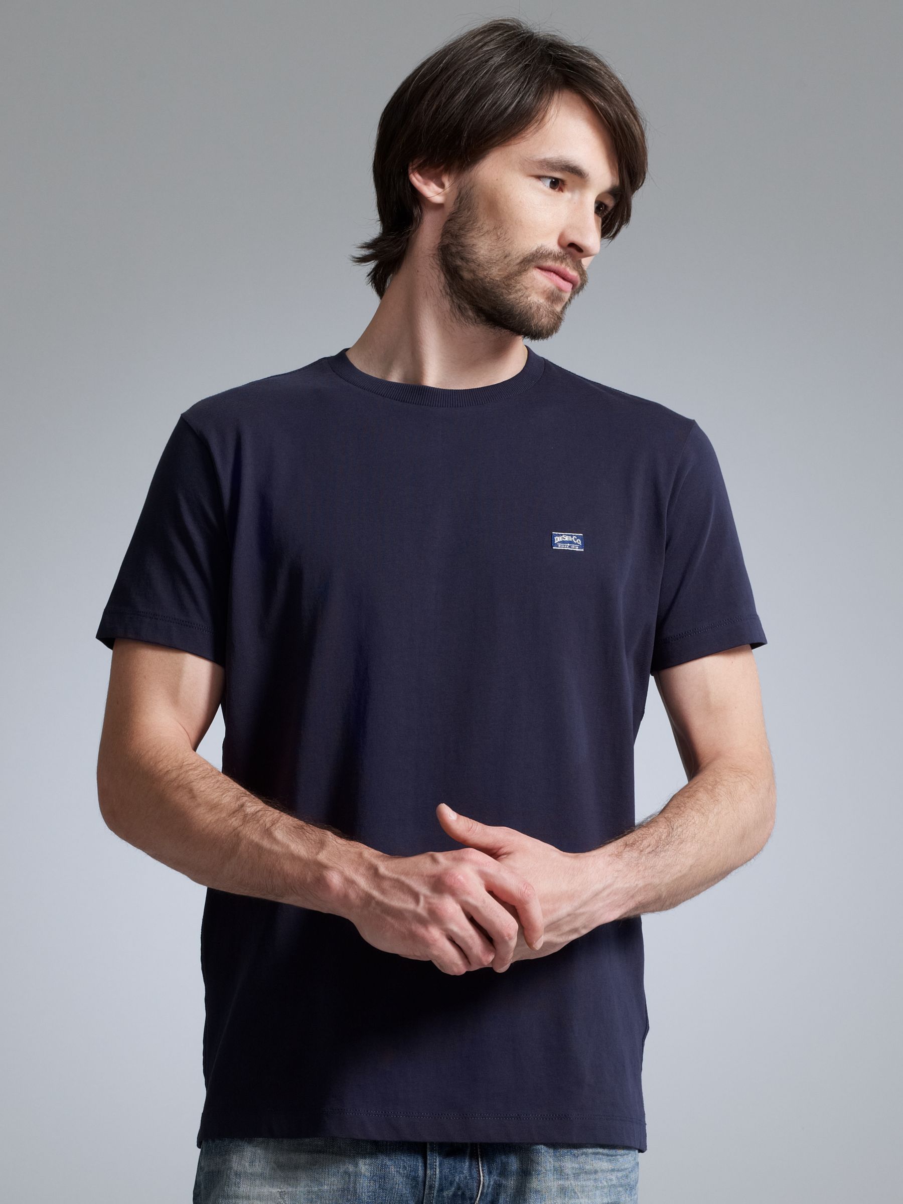 Diesel T Edge Basic T-Shirt, Navy