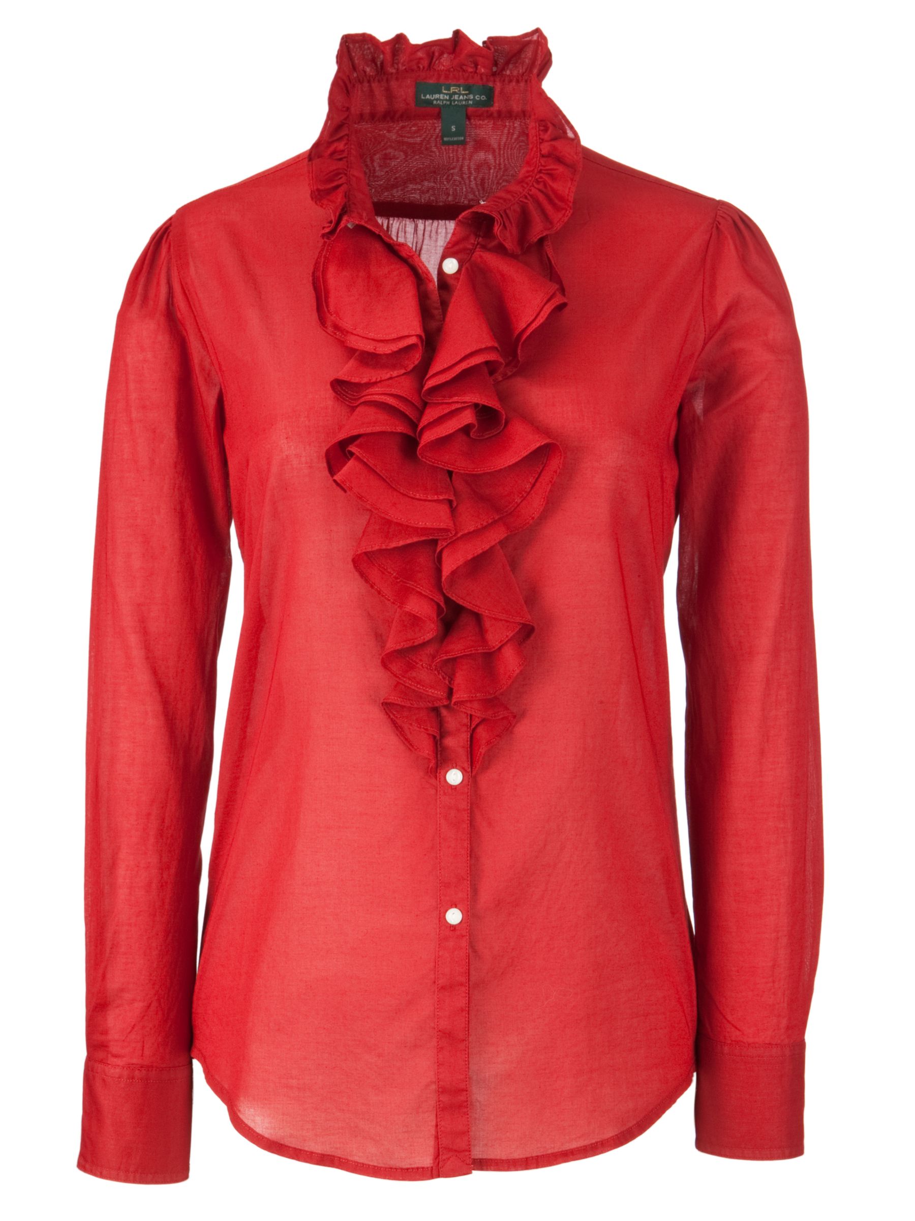 Ralph Lauren Lauren by Ralph Lauren Fleur Ruffle Blouse,