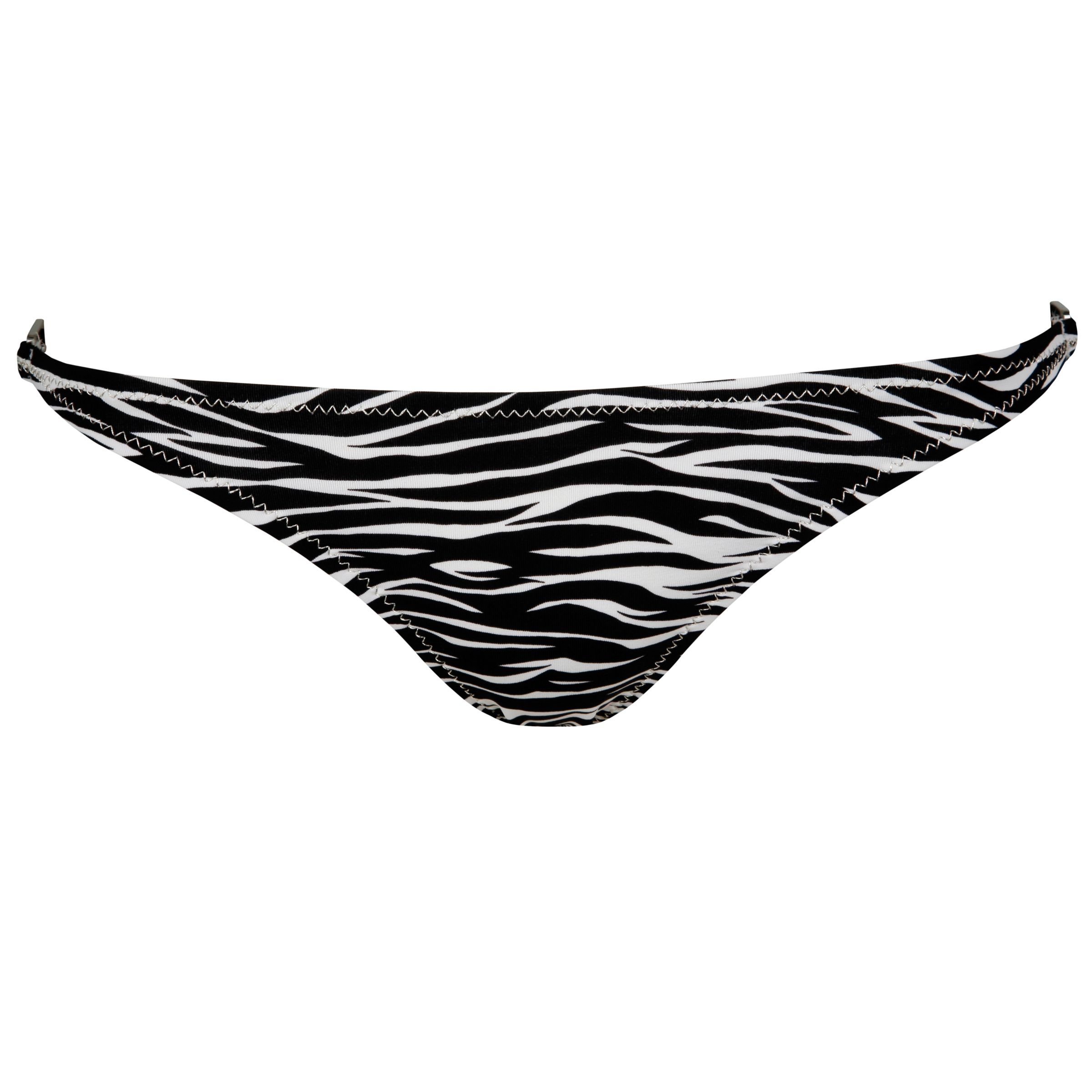Calvin Klein Mystic Beach Zebra Full Classic Bikini Briefs Black Print