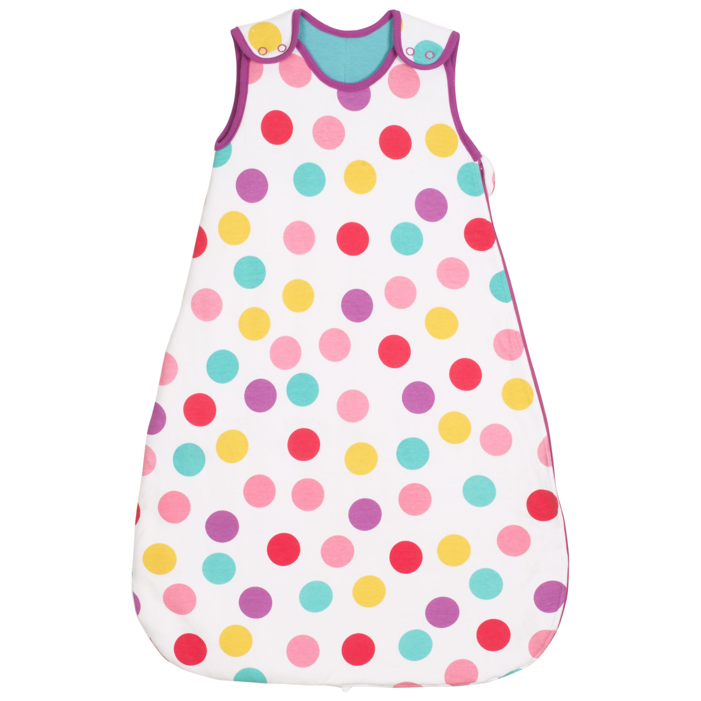 John Lewis Baby Multi Spot Print Sleeping Bag,