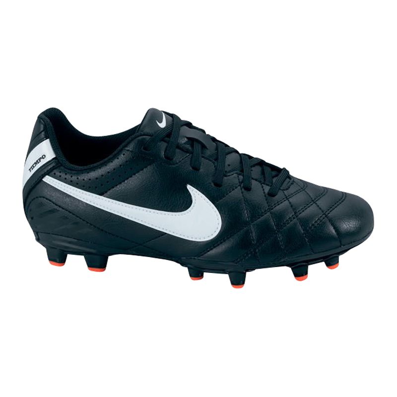 Nike JR Tiempo Natural FG Football Boots, Black