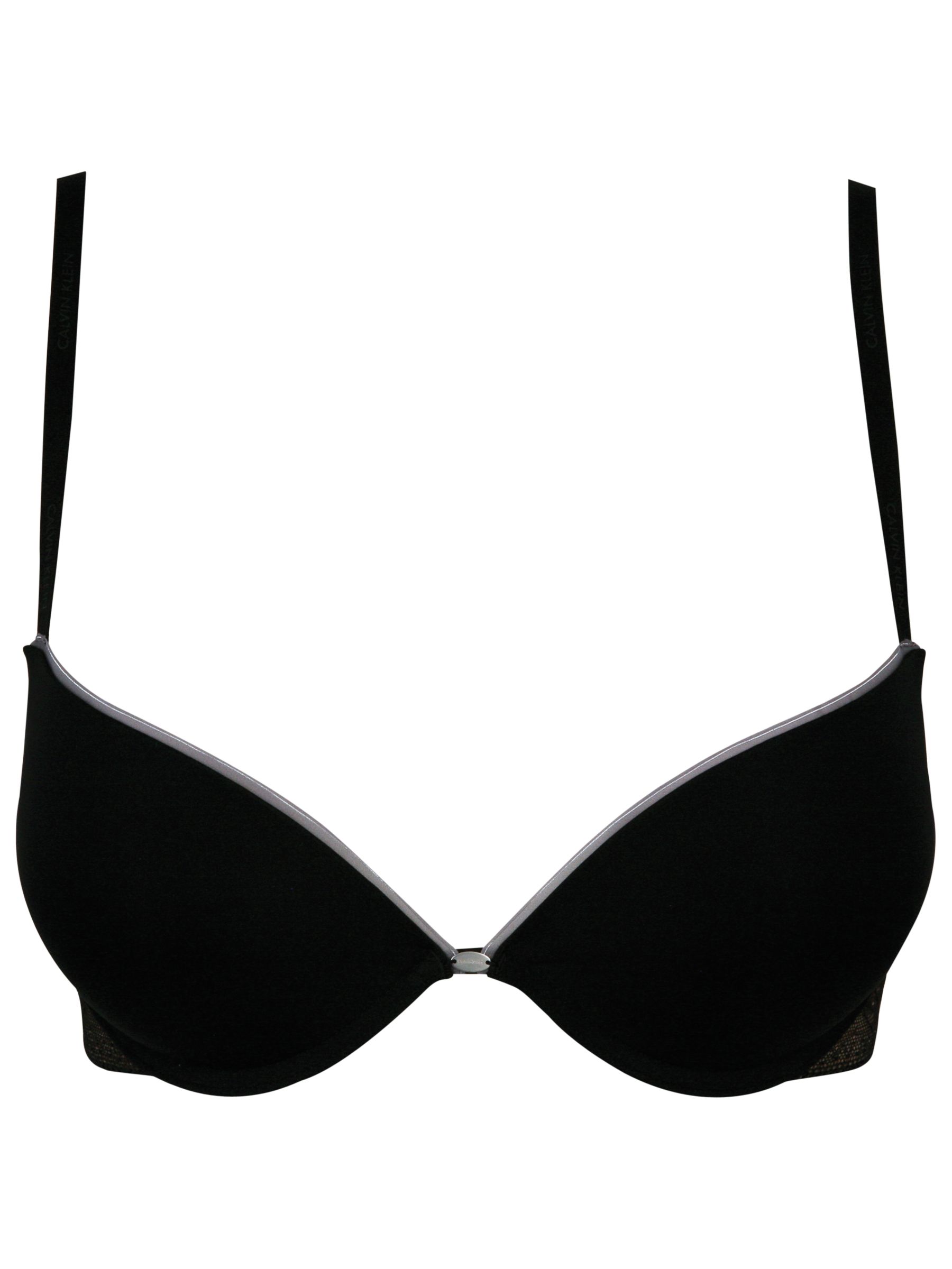 Calvin Klein Naked Glamour Air Boost Push Up Bra Black