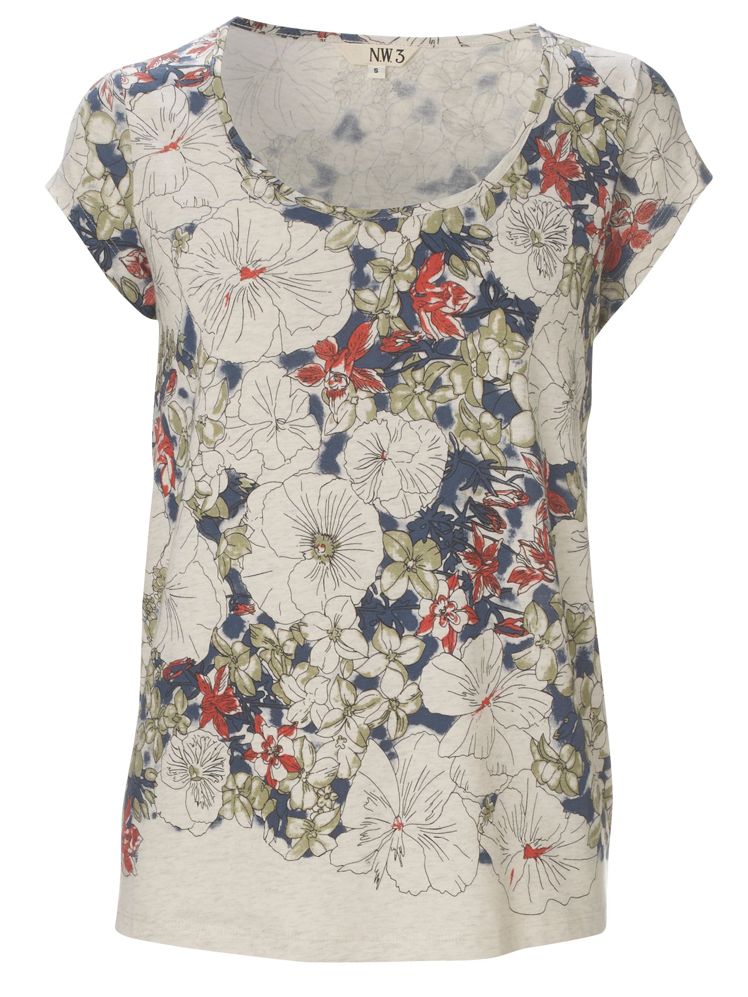 NW3 Floral Print T-Shirt, Multi