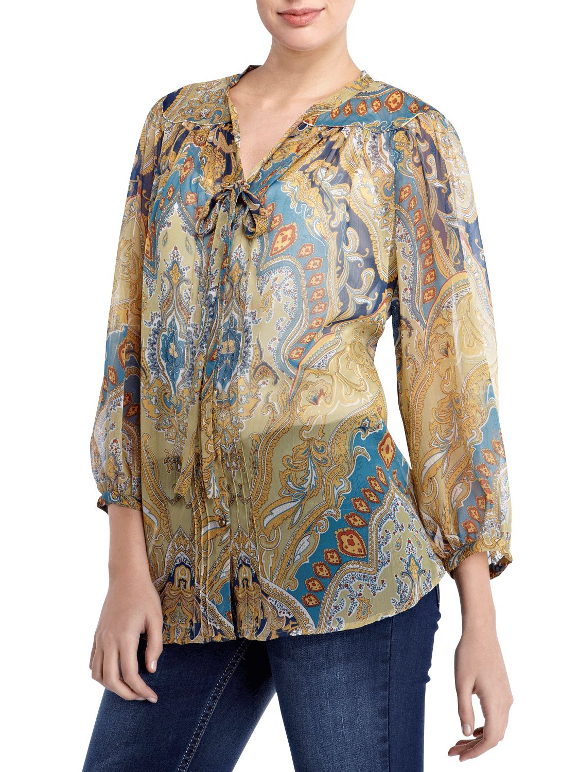 Oasis Paisley Blouse, Multi