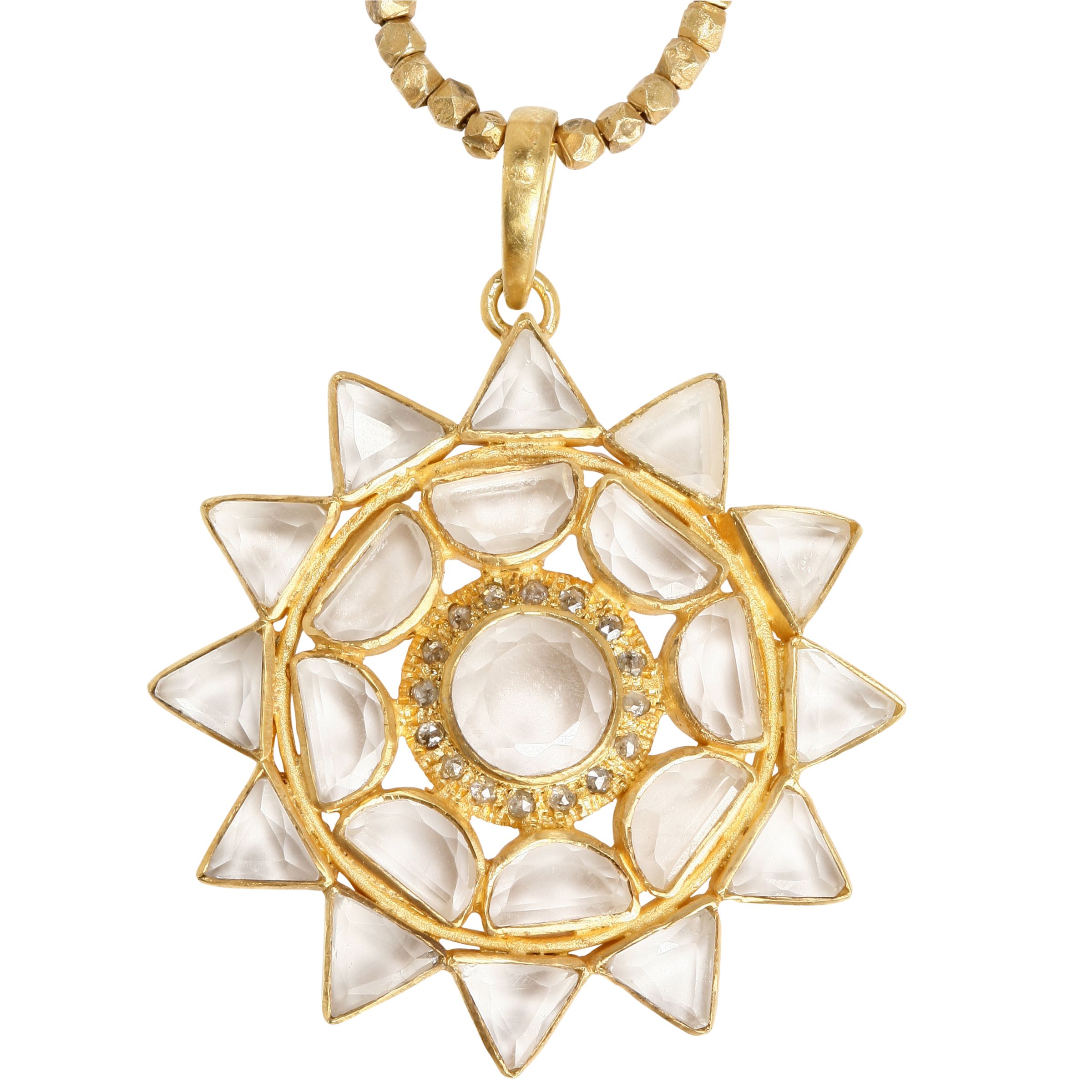 Emma Chapman Gold Lakshmi Pendant Necklace