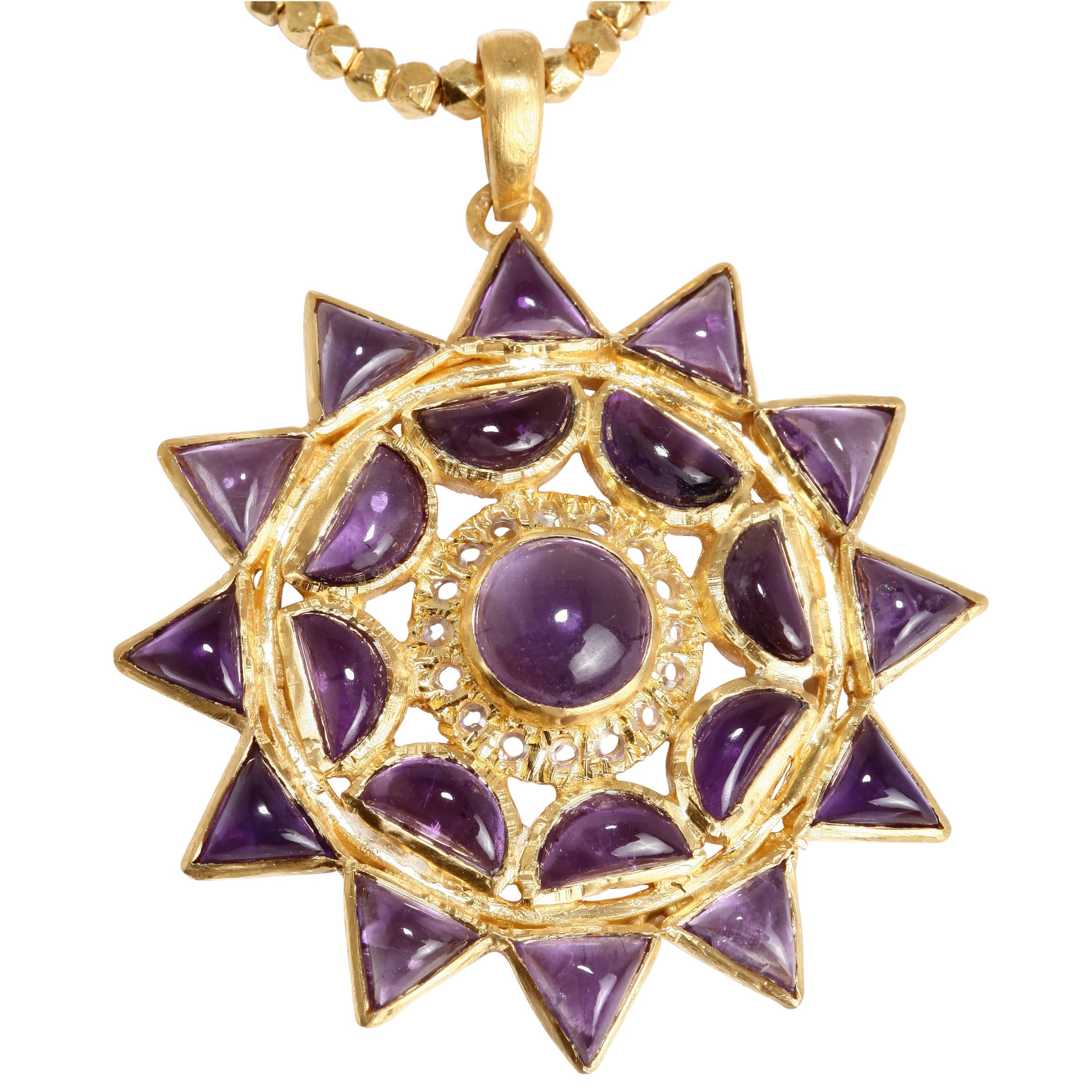 Emma Chapman Gold Lakshmi Pendant Necklace