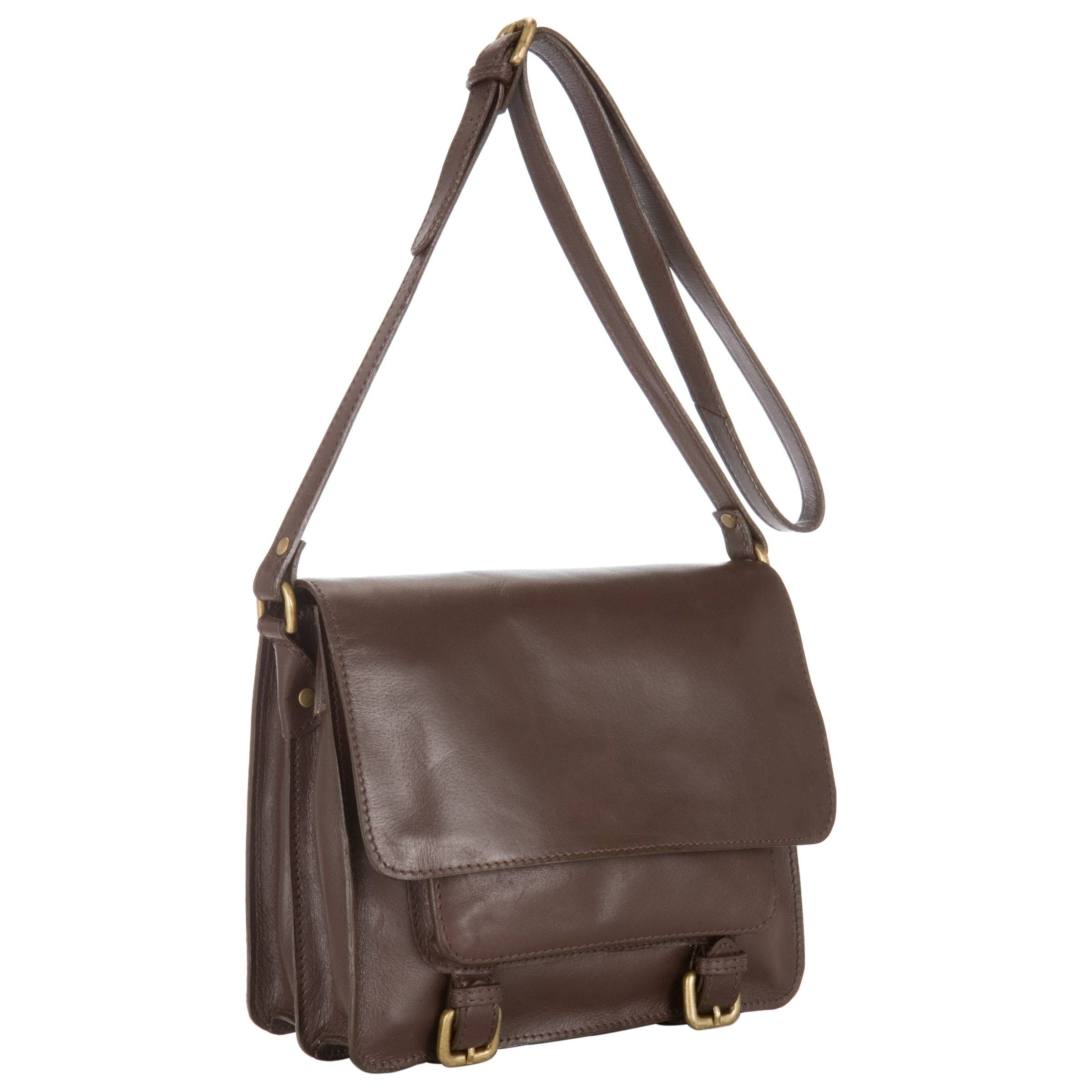 COLLECTION weekend by John Lewis Women Retro Satchel Handbag, Brown