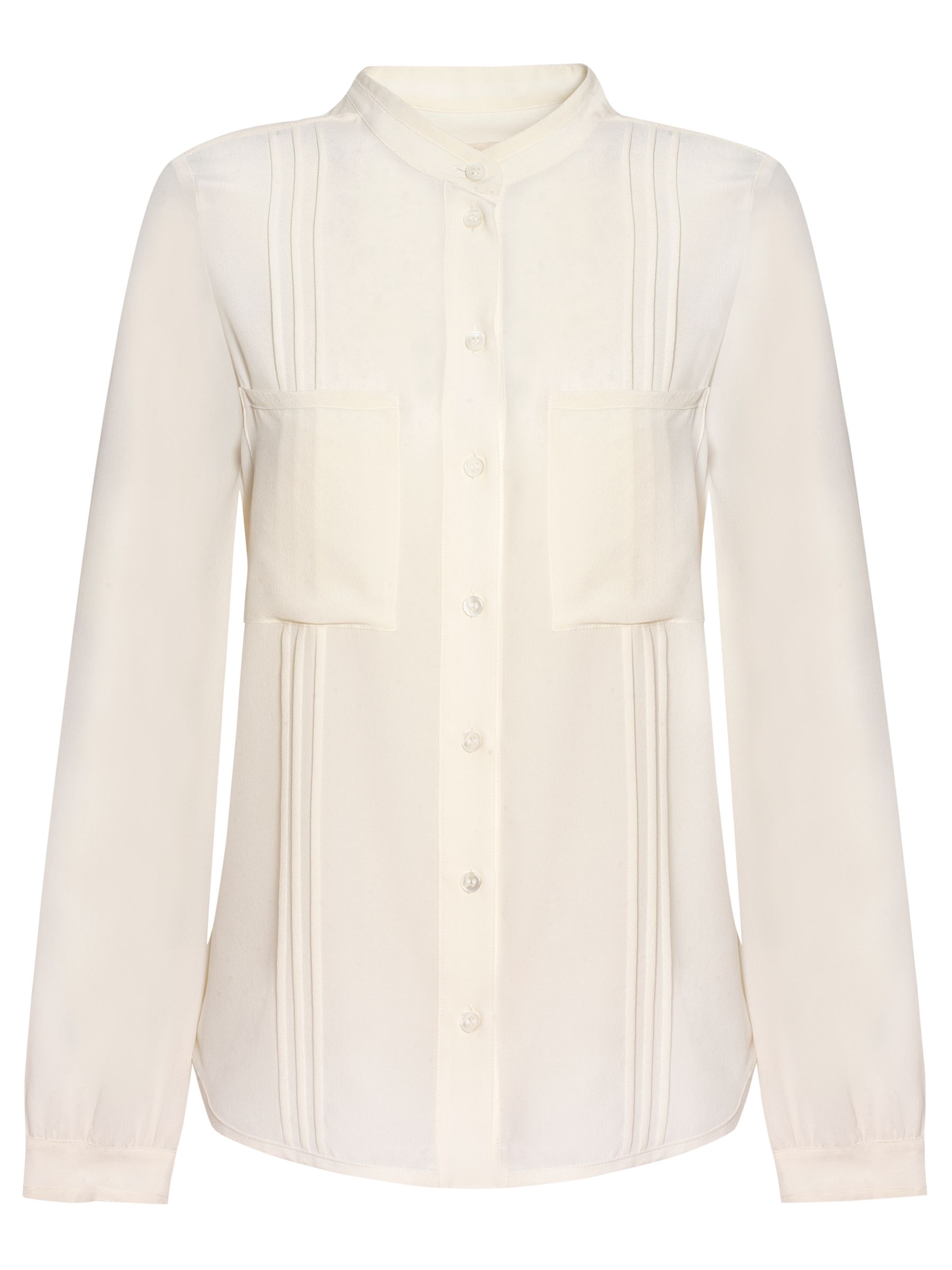 Oversized Silk Blouse, Ivory