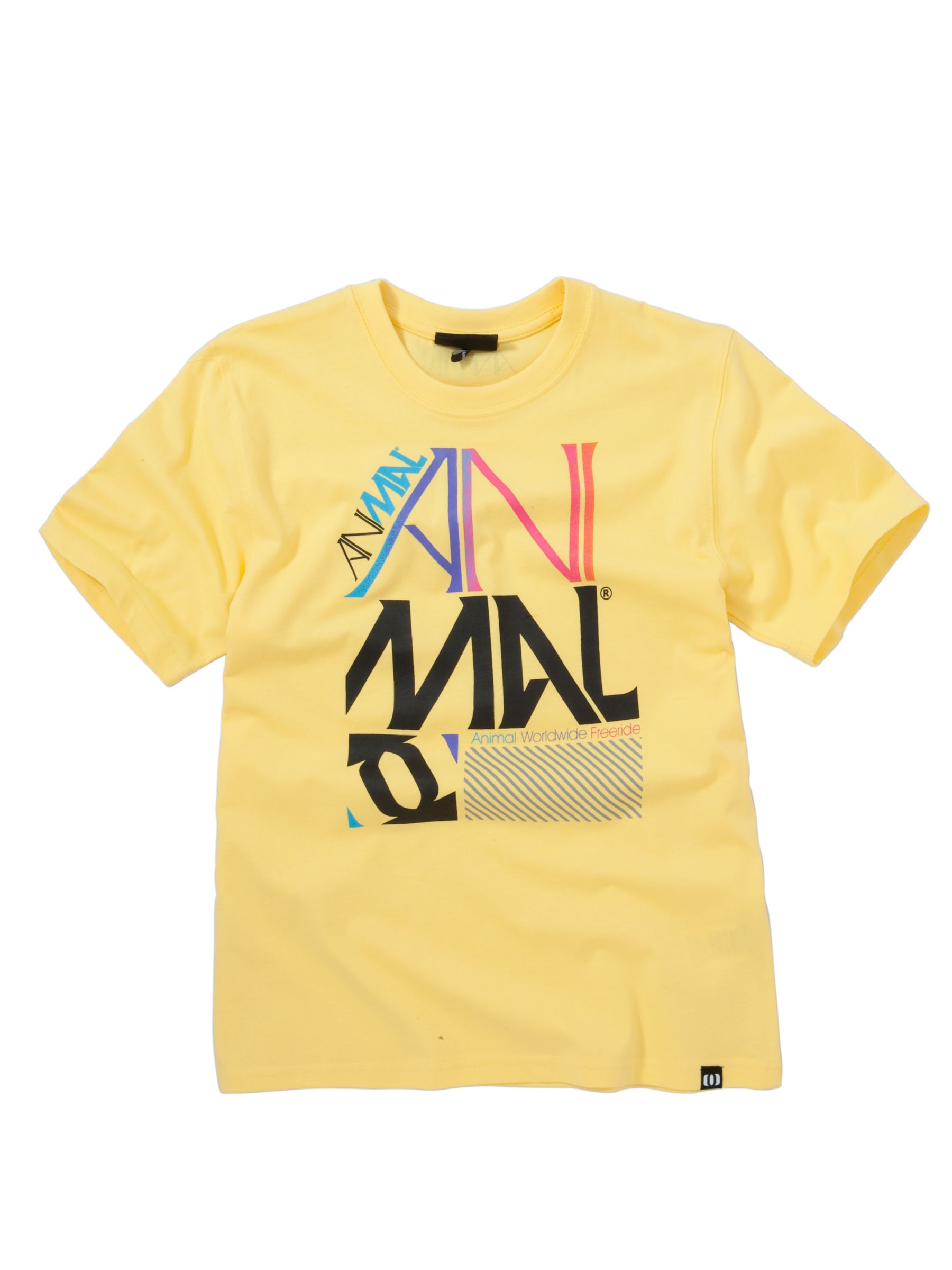 Animal Logo T-Shirt, Yellow