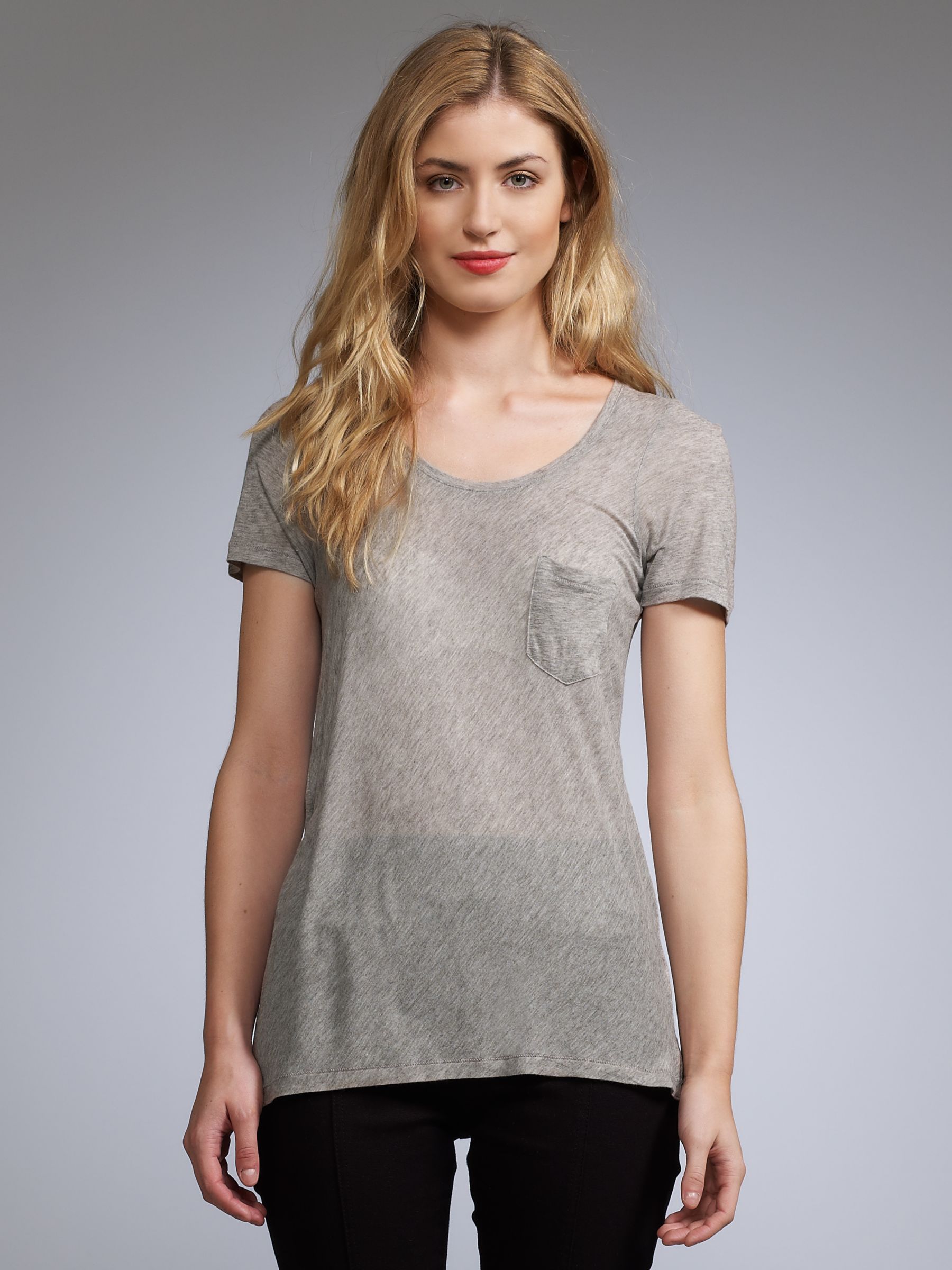 Claudia Pocket T-Shirt, Neutral