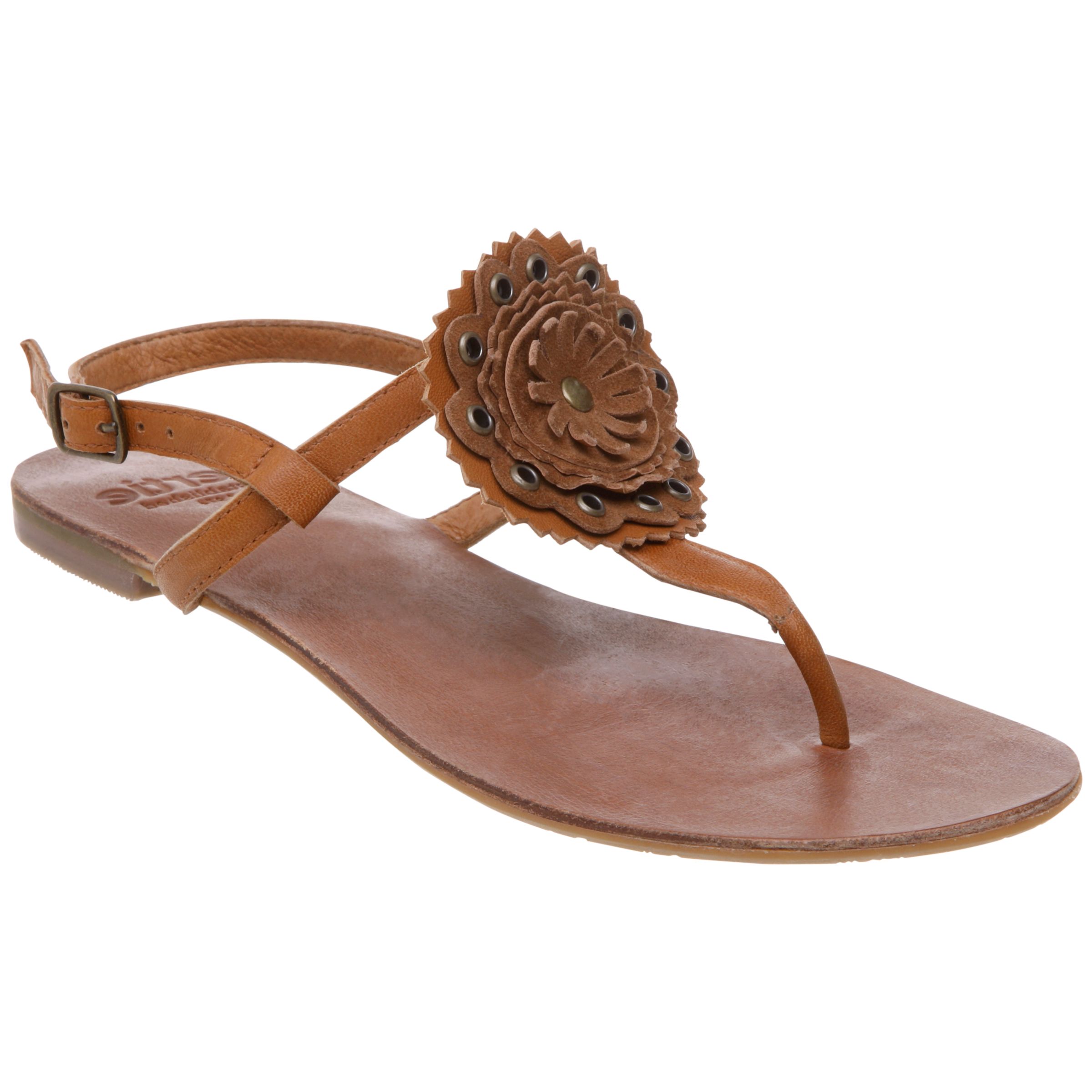 flat sandals with flowers. Bertie Shuksan Flower