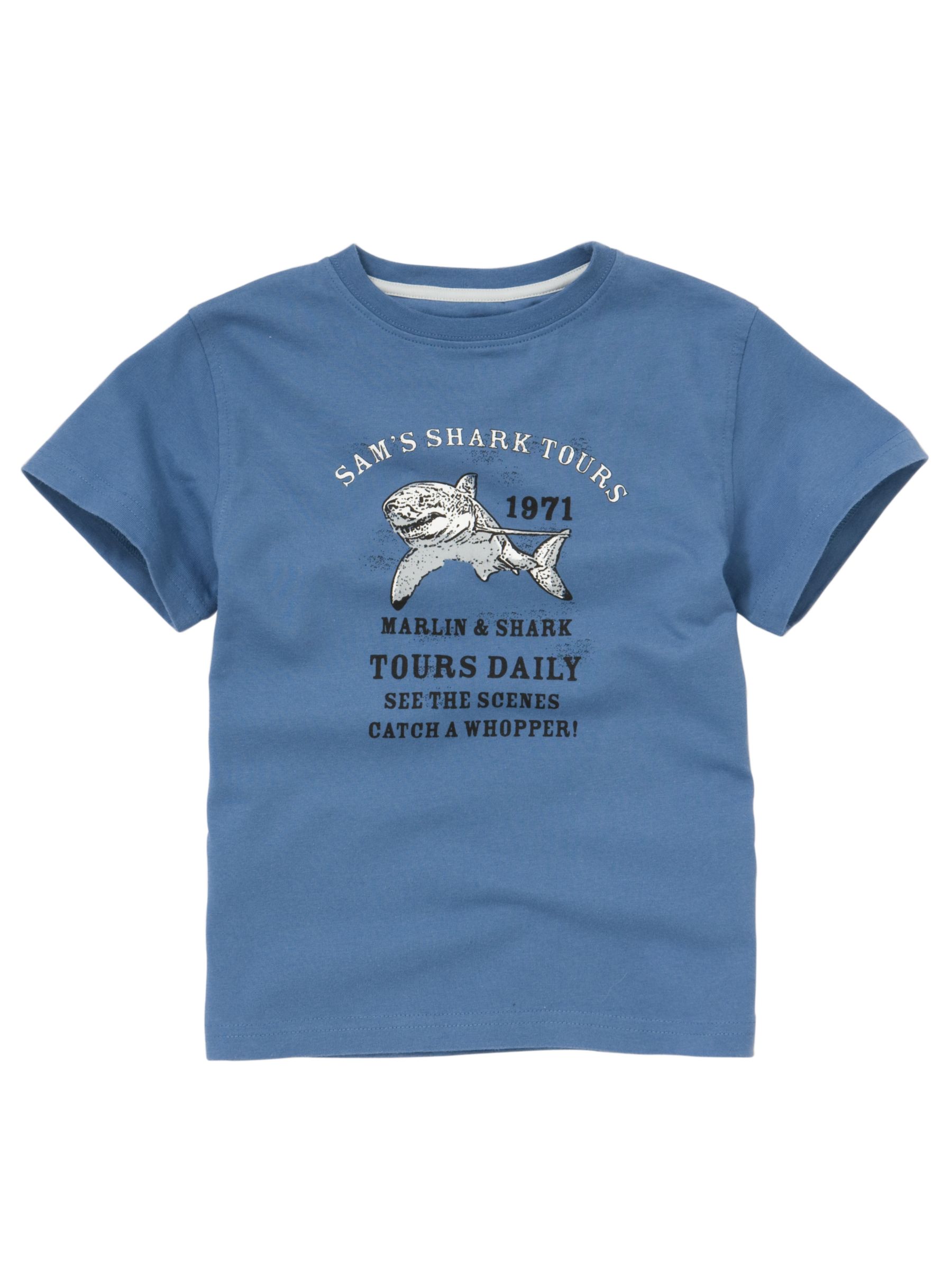 Shark Graphic T-Shirt, Blue