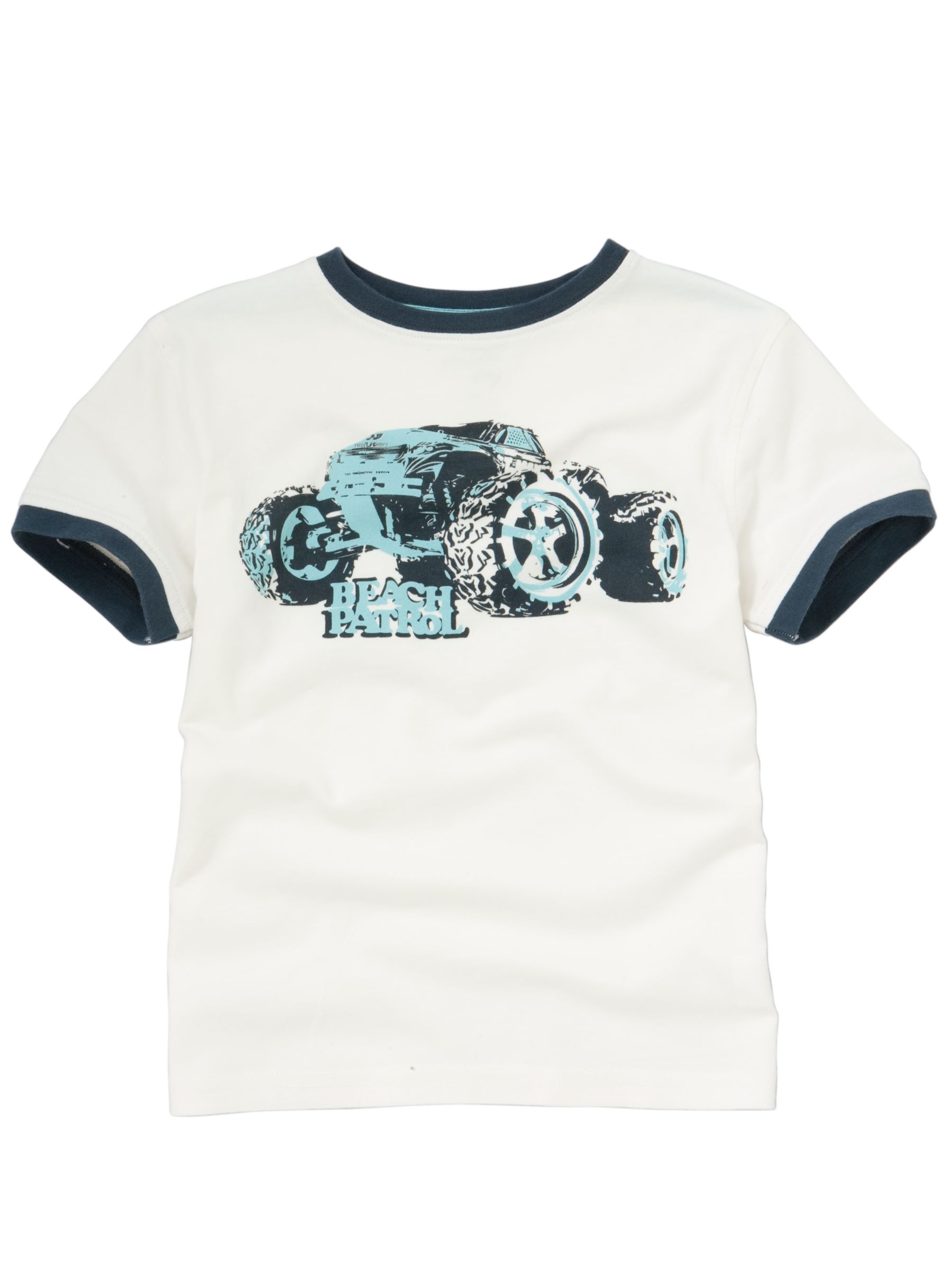 Boy Beach Buggy T-Shirt, White
