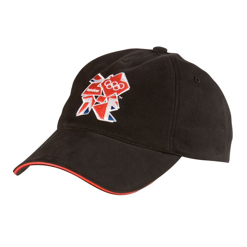 London 2012 Union Jack Cap, Black