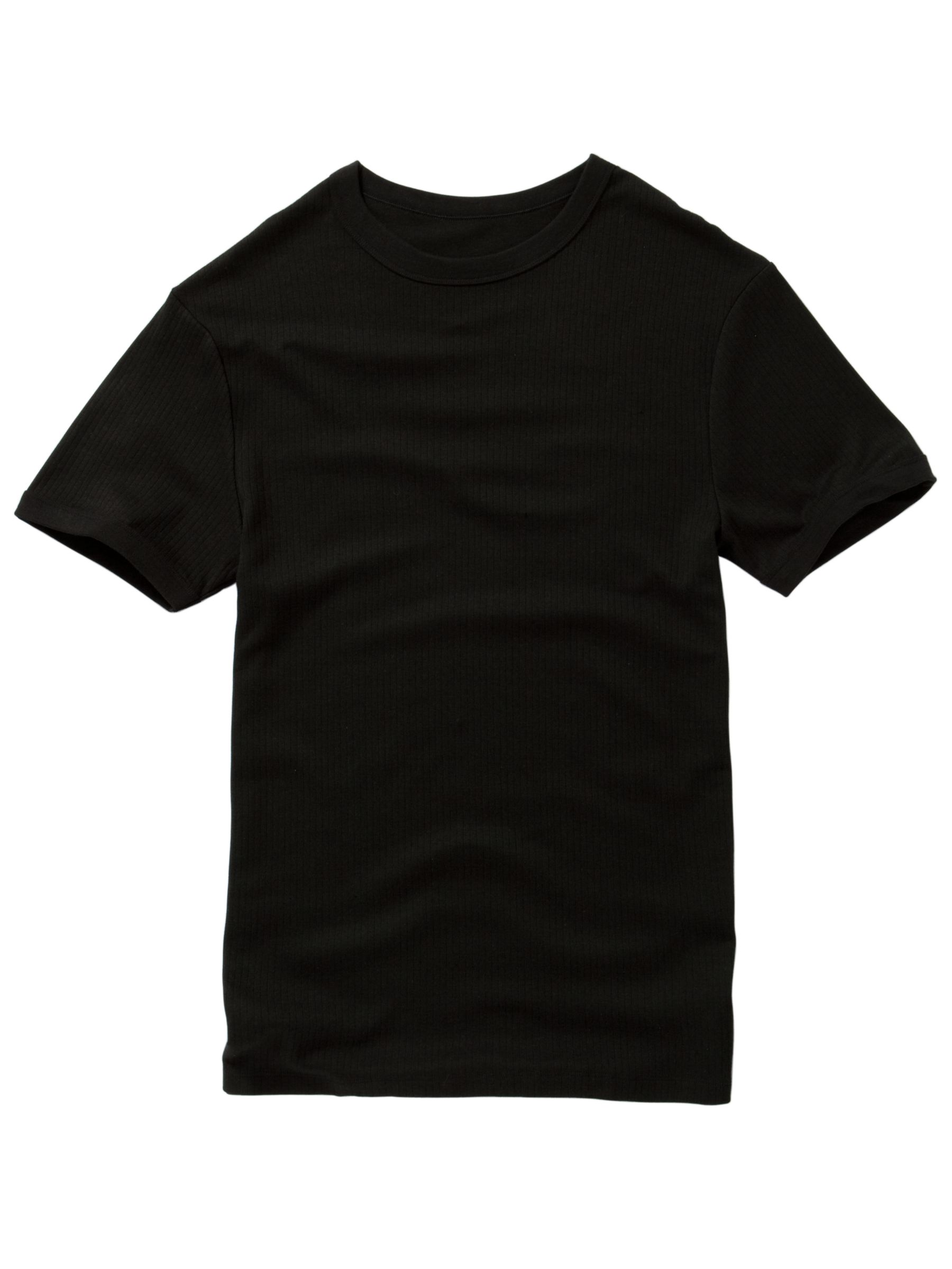Thermal Short Sleeve T-Shirt, Black