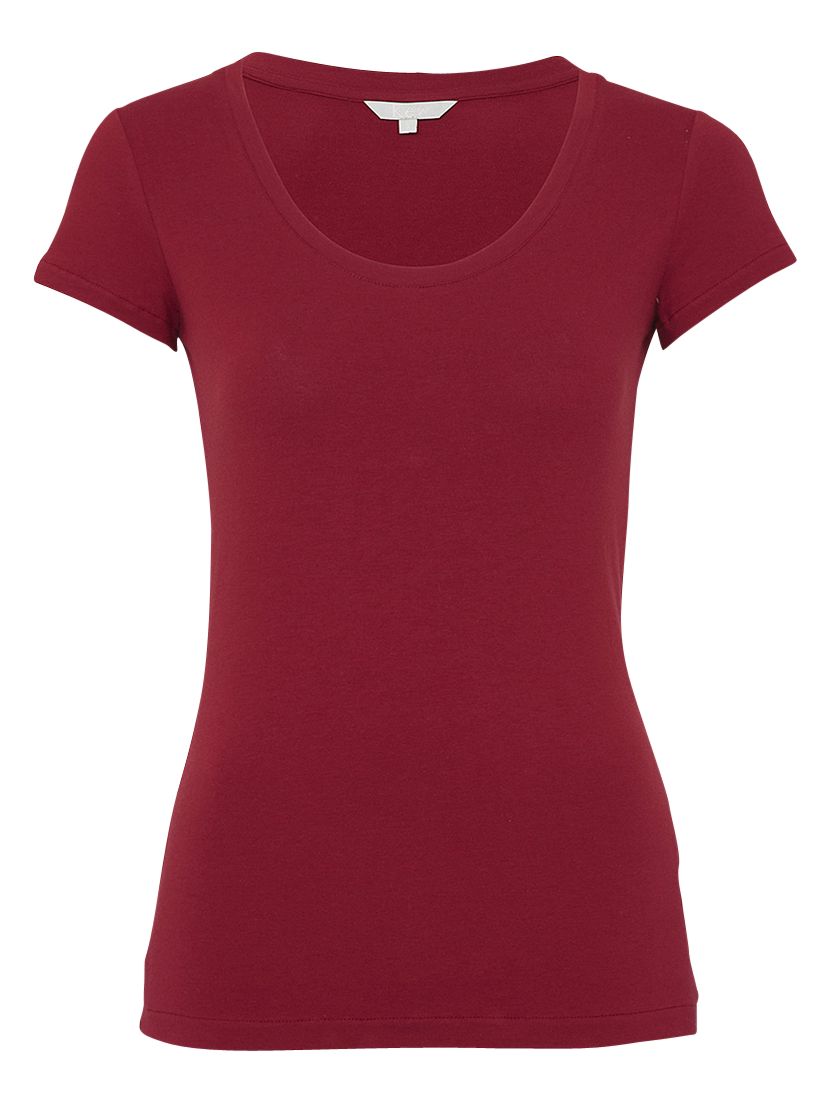 Short Sleeve Cotton T-Shirt, Chilli