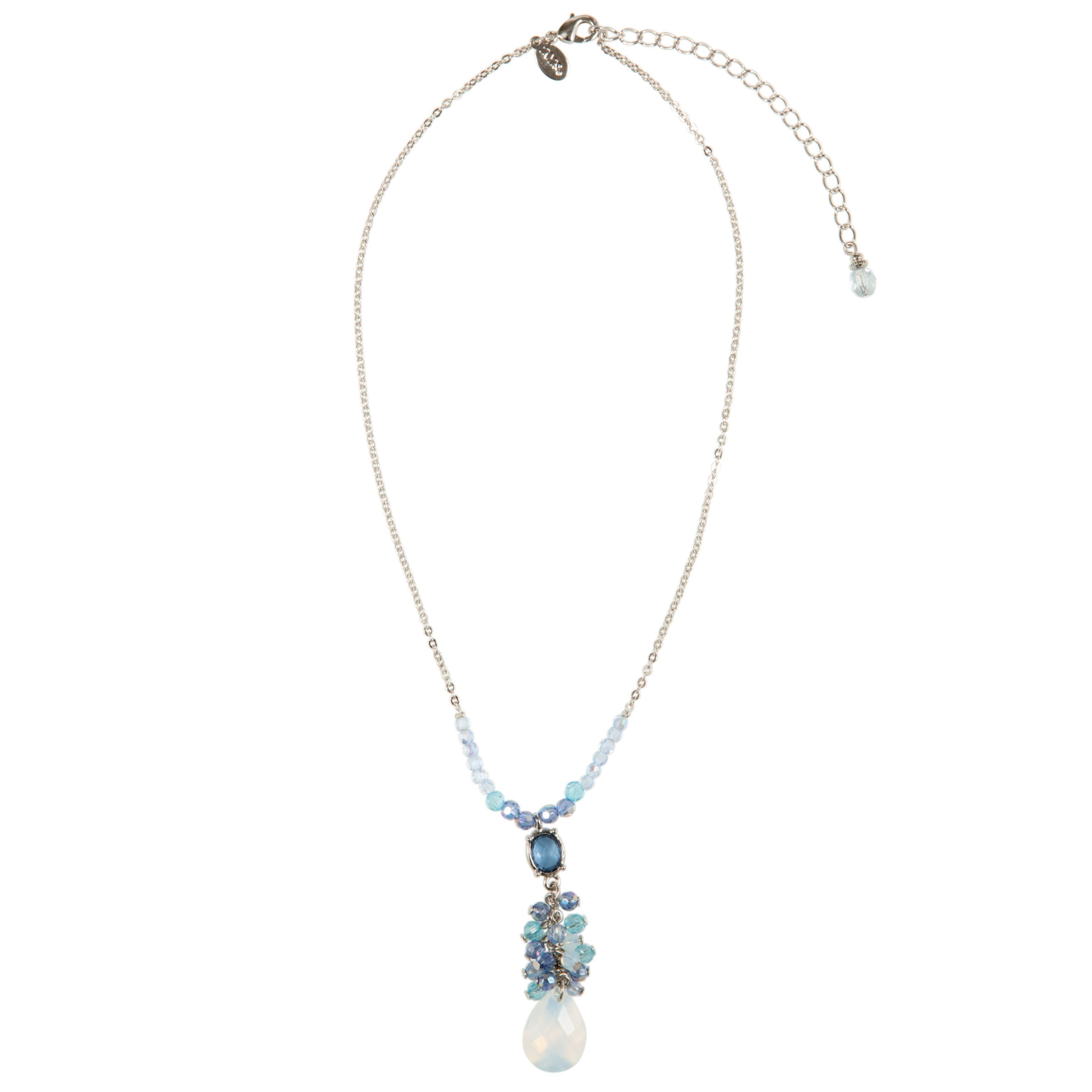 1928 New York Seabreeze Cluster Pendant Necklace