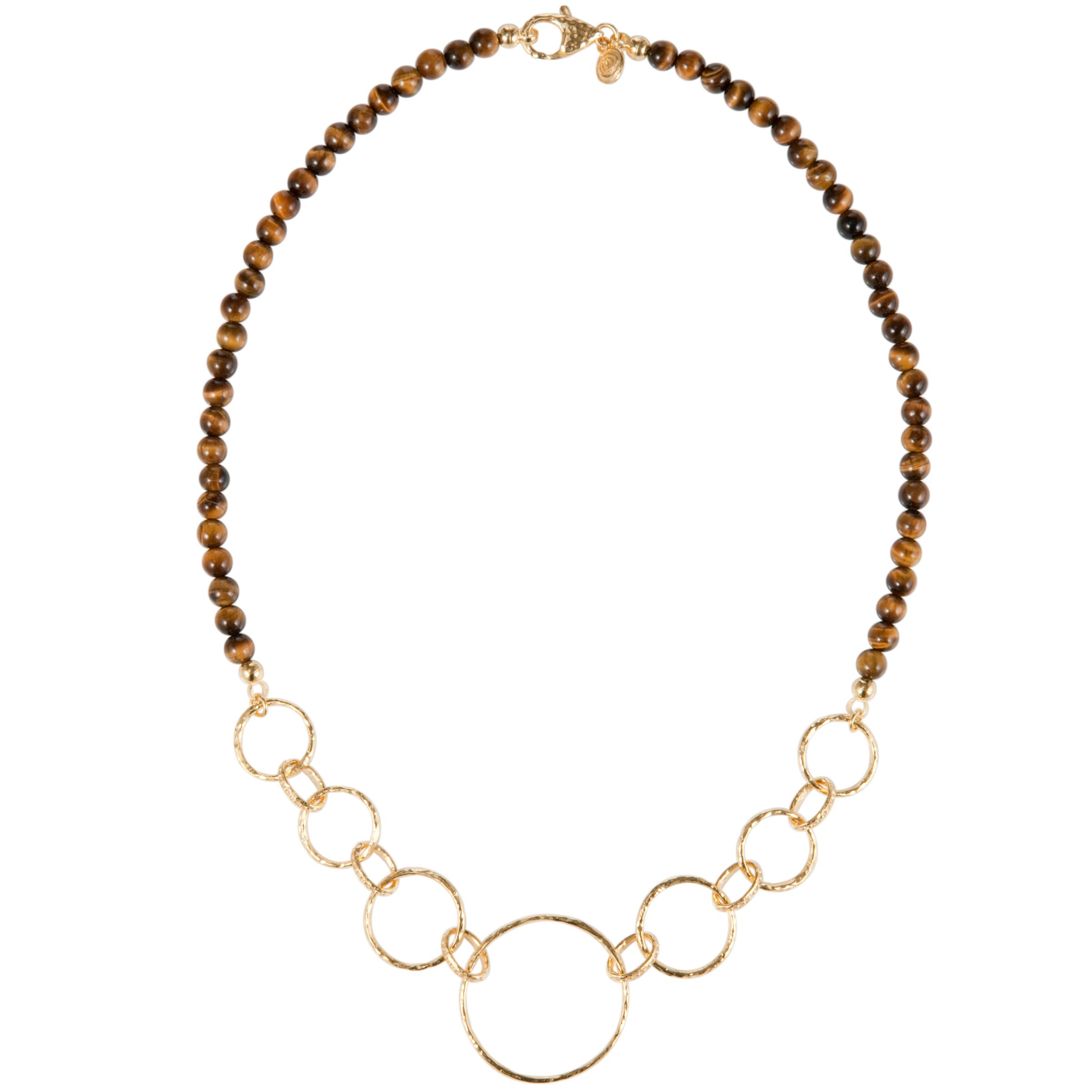 Gold Link Necklace. Etrusca 18ct Gold