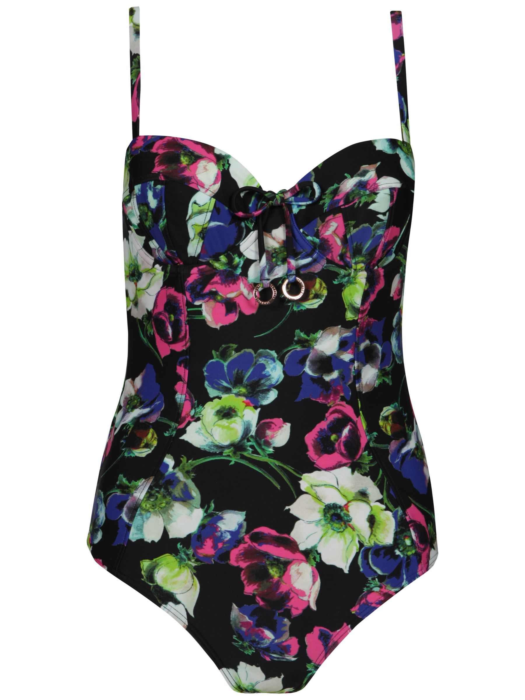 Ted Baker Anenome Padded Underwire Swimsuit, Multi