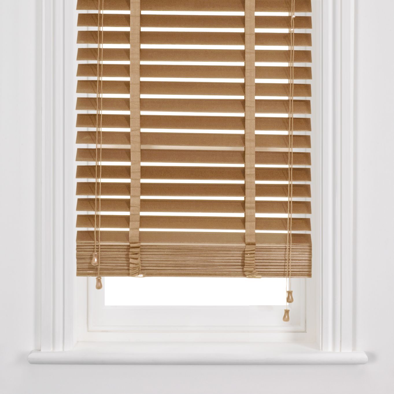 Wooden Venetian Blinds, Oak, 50mm