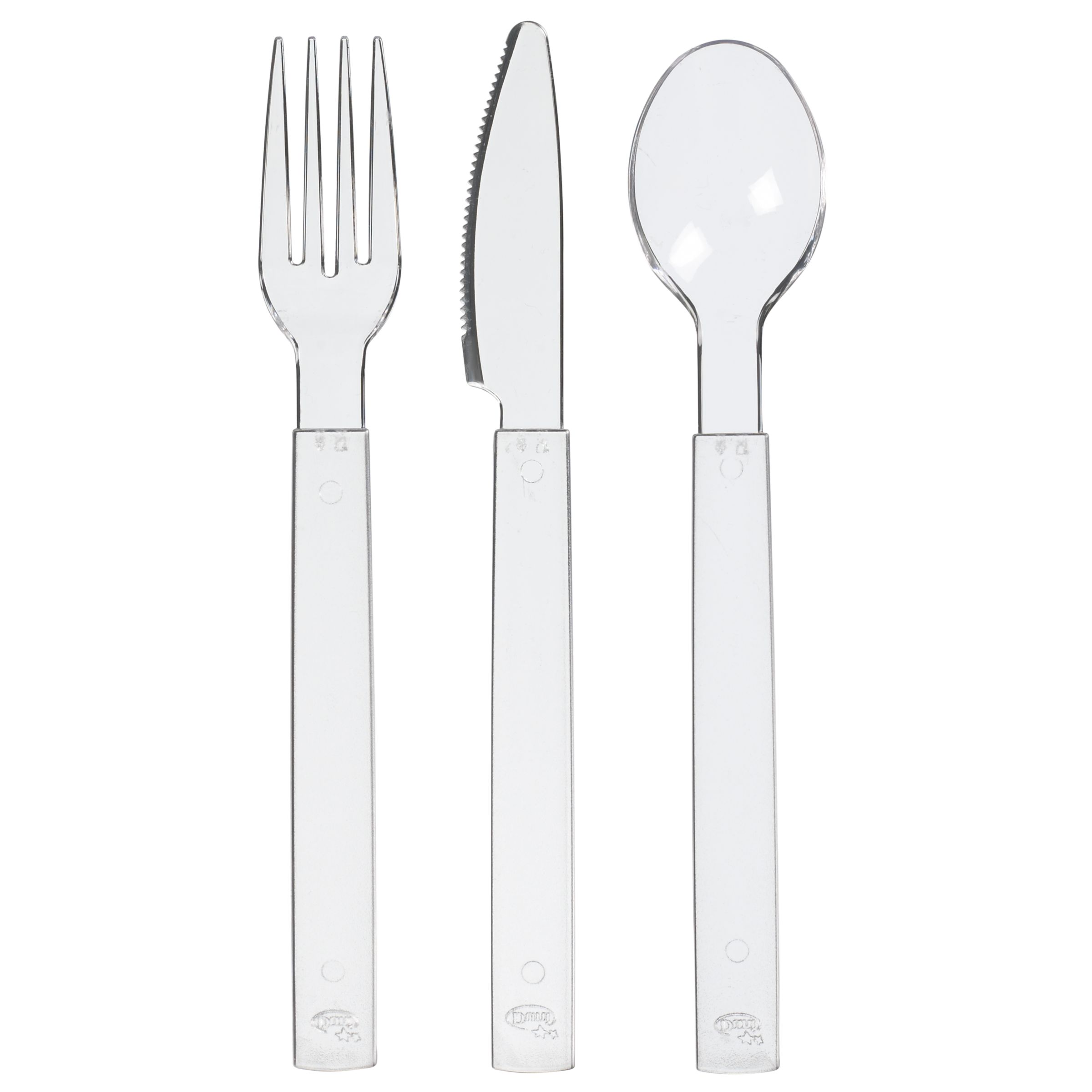 Duni Clear Cutlery, 18 Piece