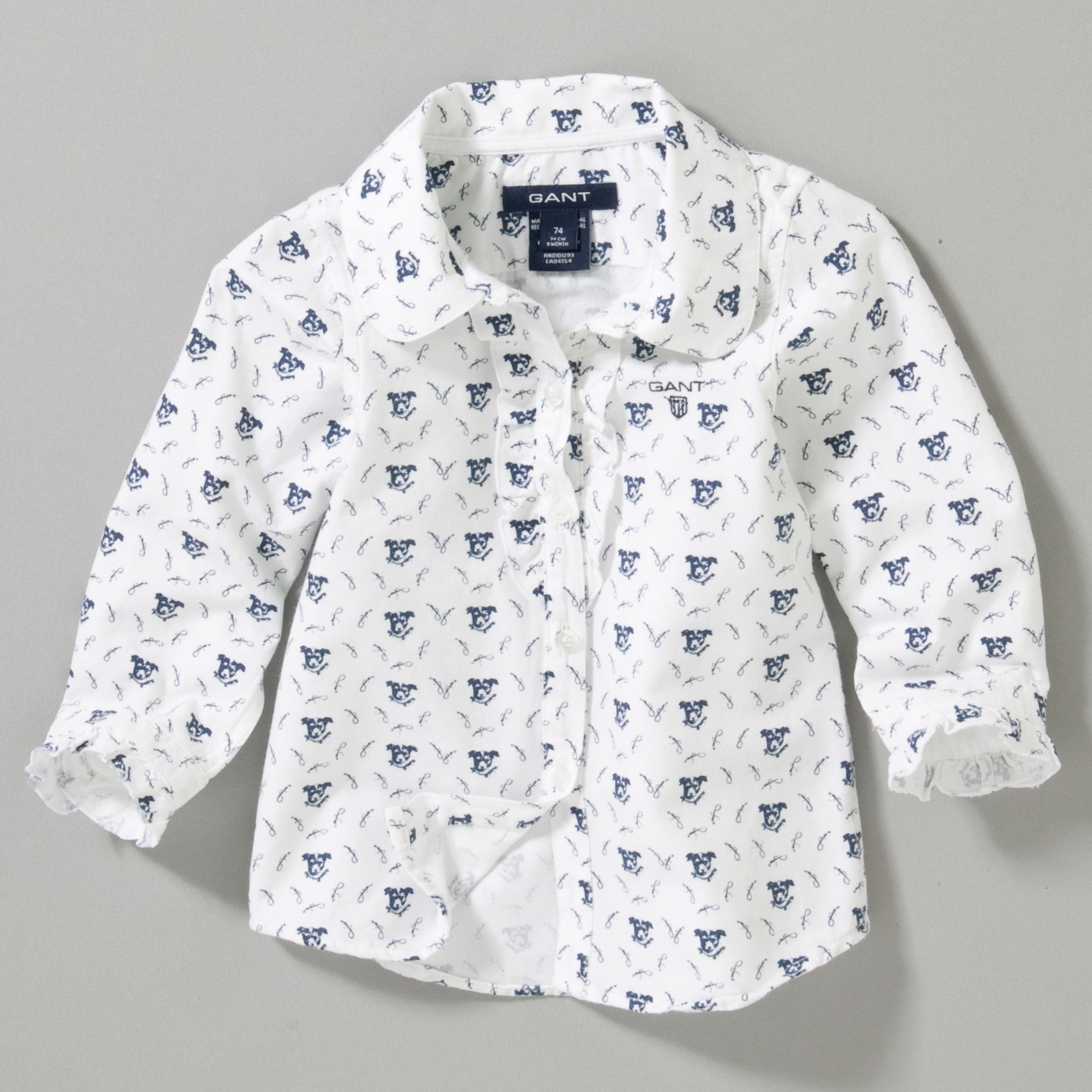 Gant Printed Blouse, White