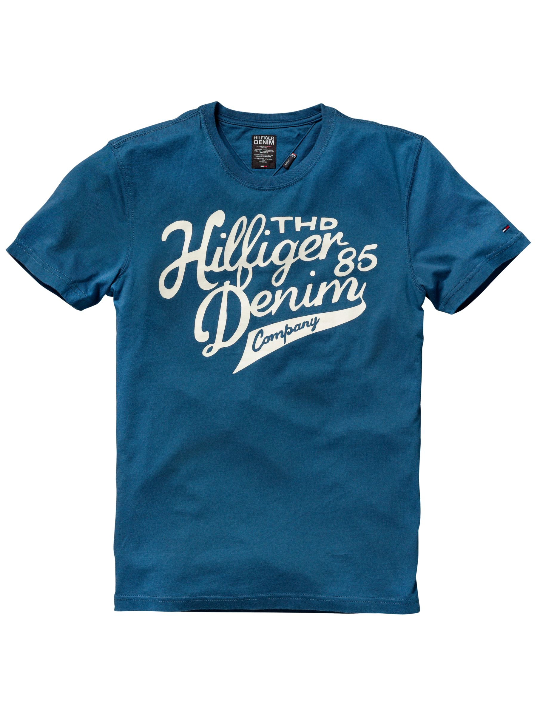 Federer Logo Print T-Shirt, Blue
