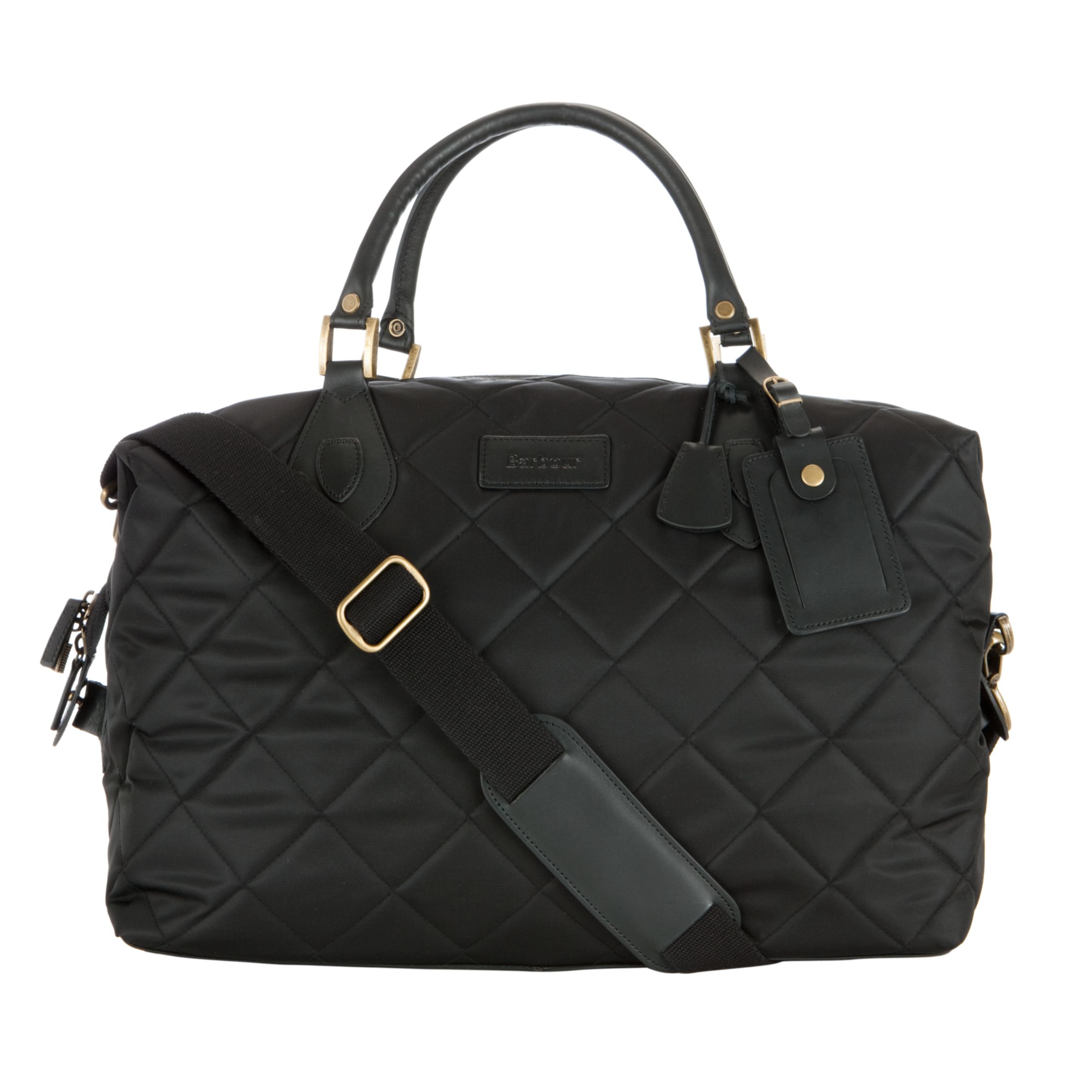 Barbour Quilted Explorer Holdall, Black
