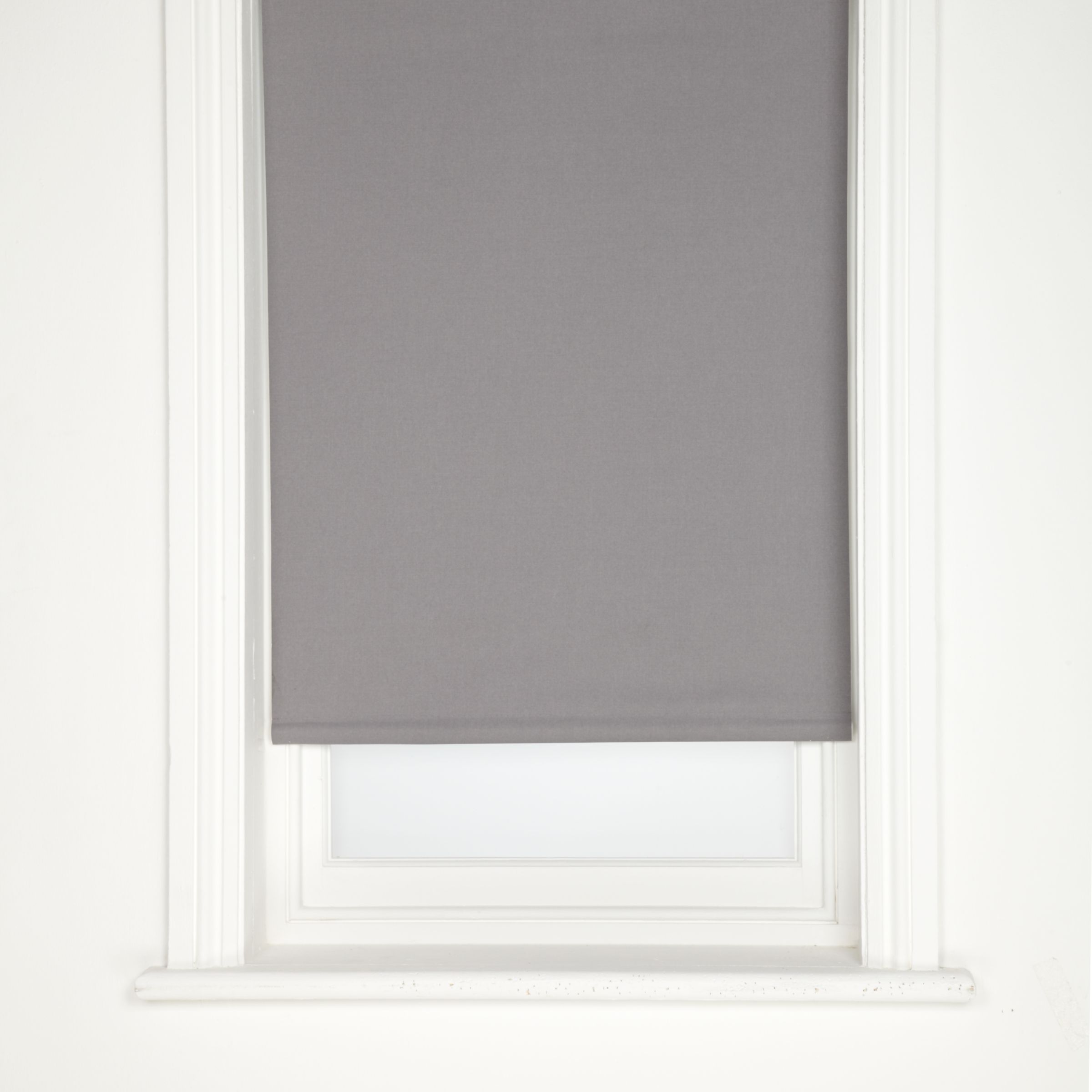 John Lewis Blackout Roller Blinds, Slate