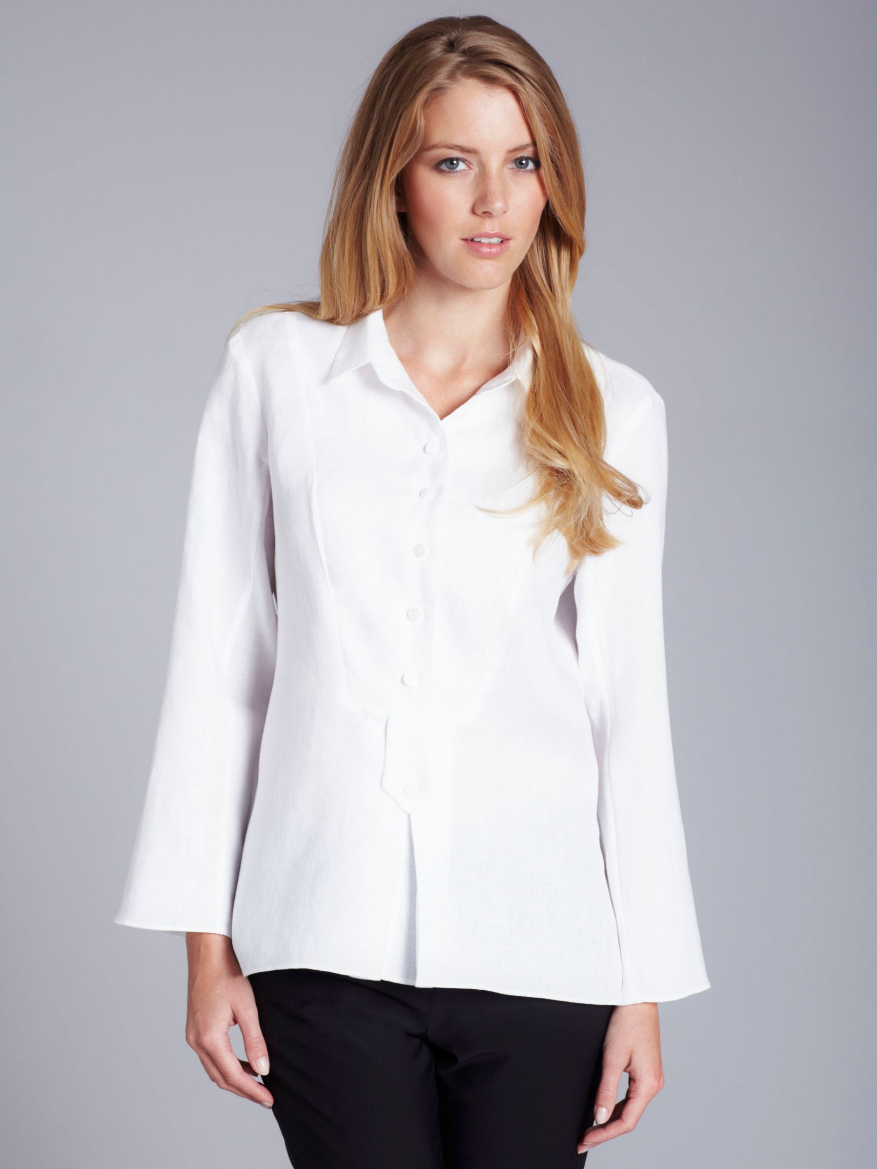 Plaqet Blouse, White