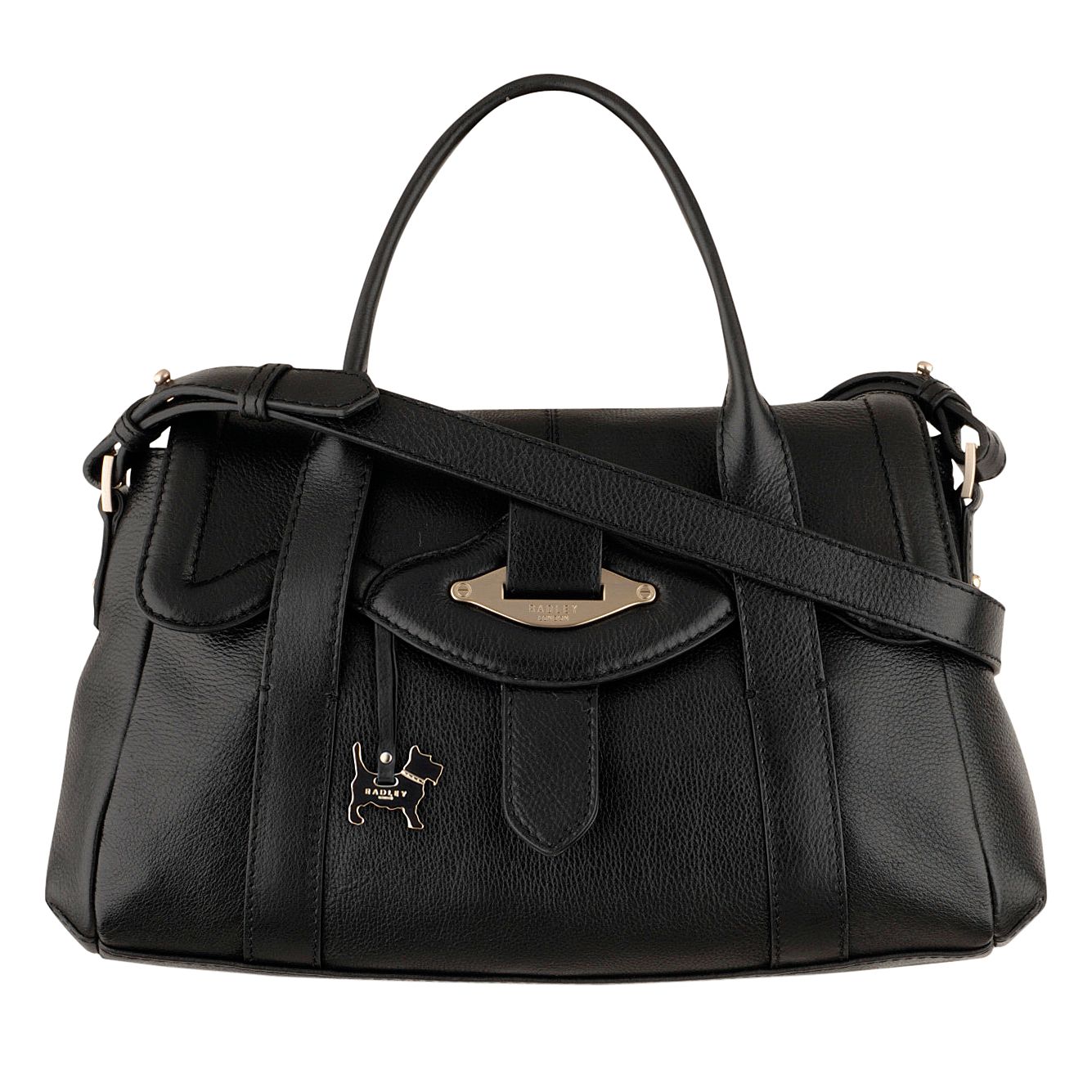 Radley Cheadle Medium Envelope Handheld Multiway Handbag Black