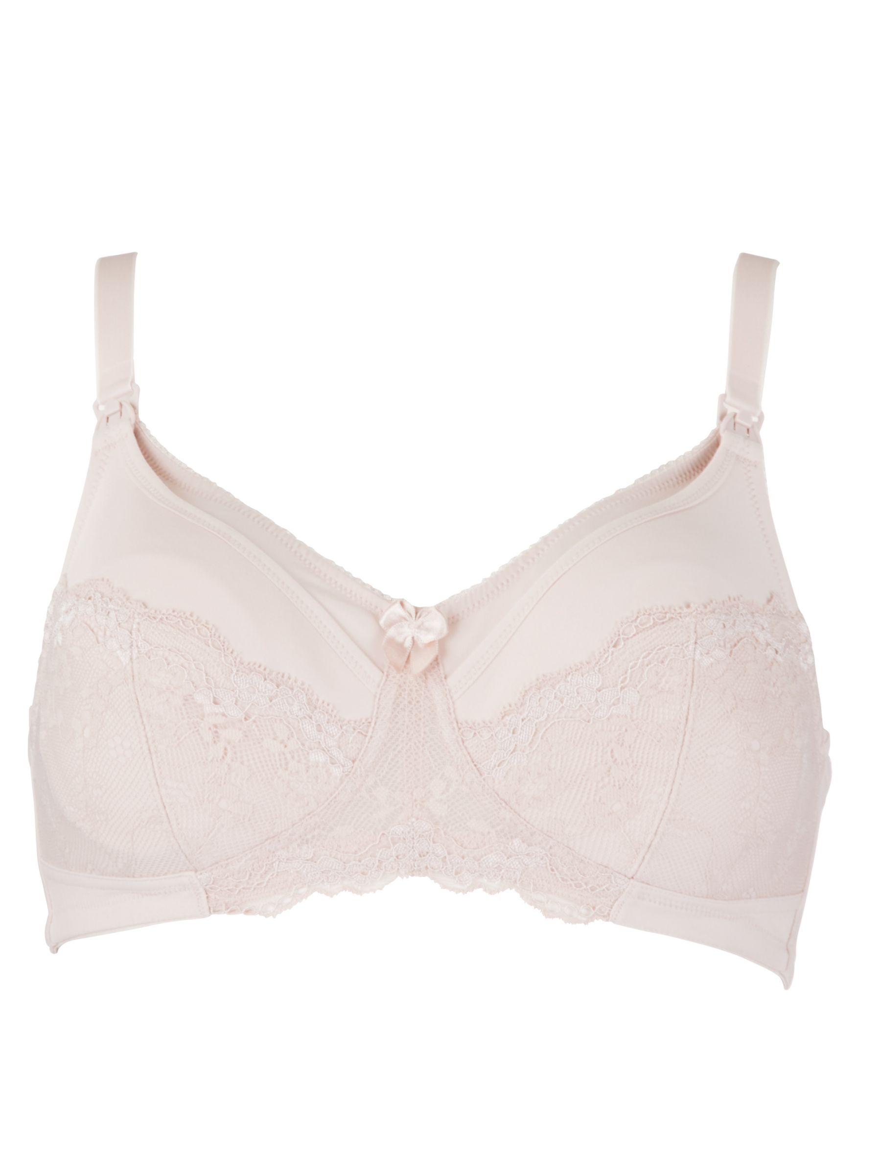 John Lewis Women Everly Lace Maternity Bra, Pink