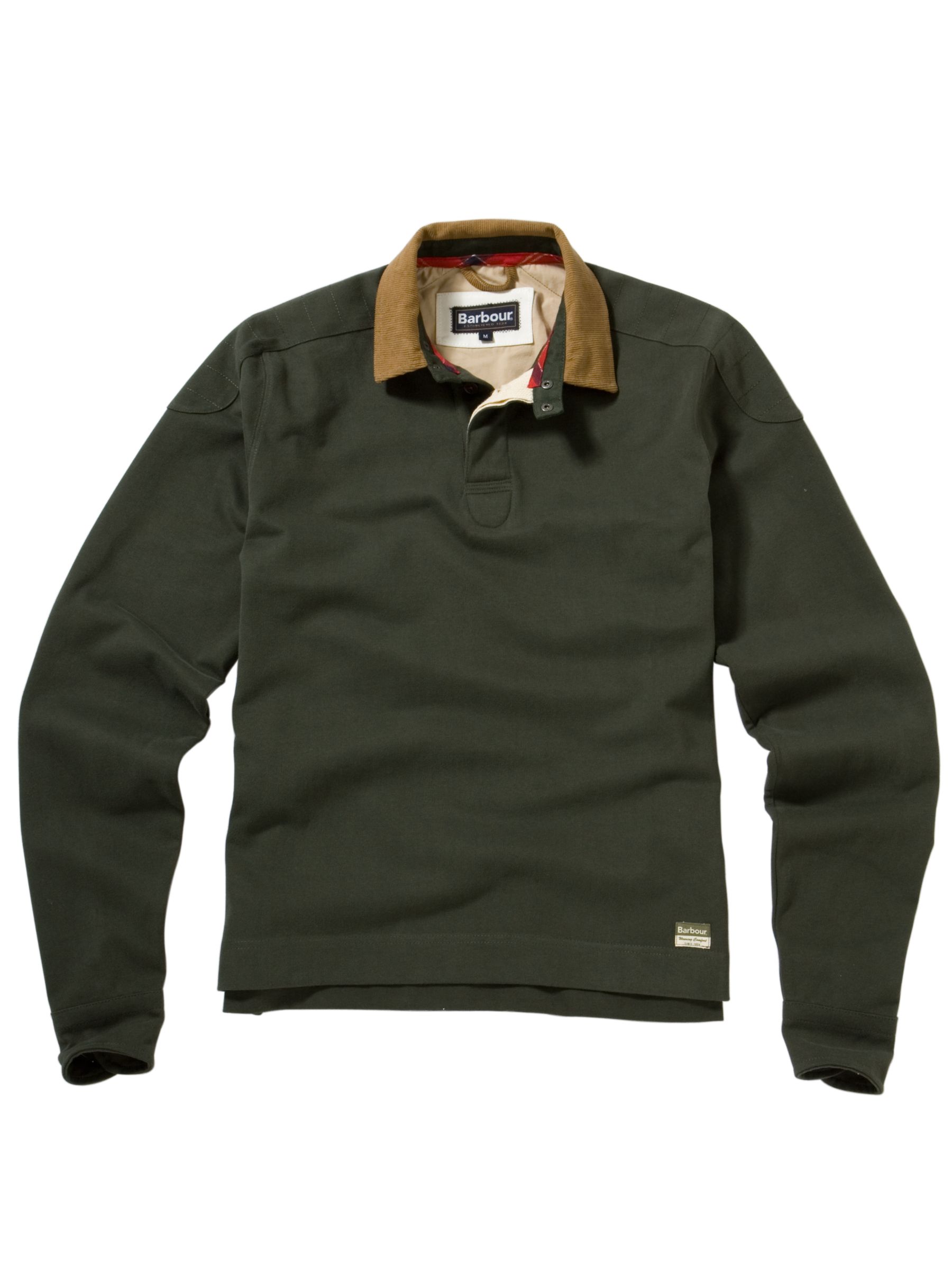 Barbour Eagle Long Sleeve Rugby Shirt, Green