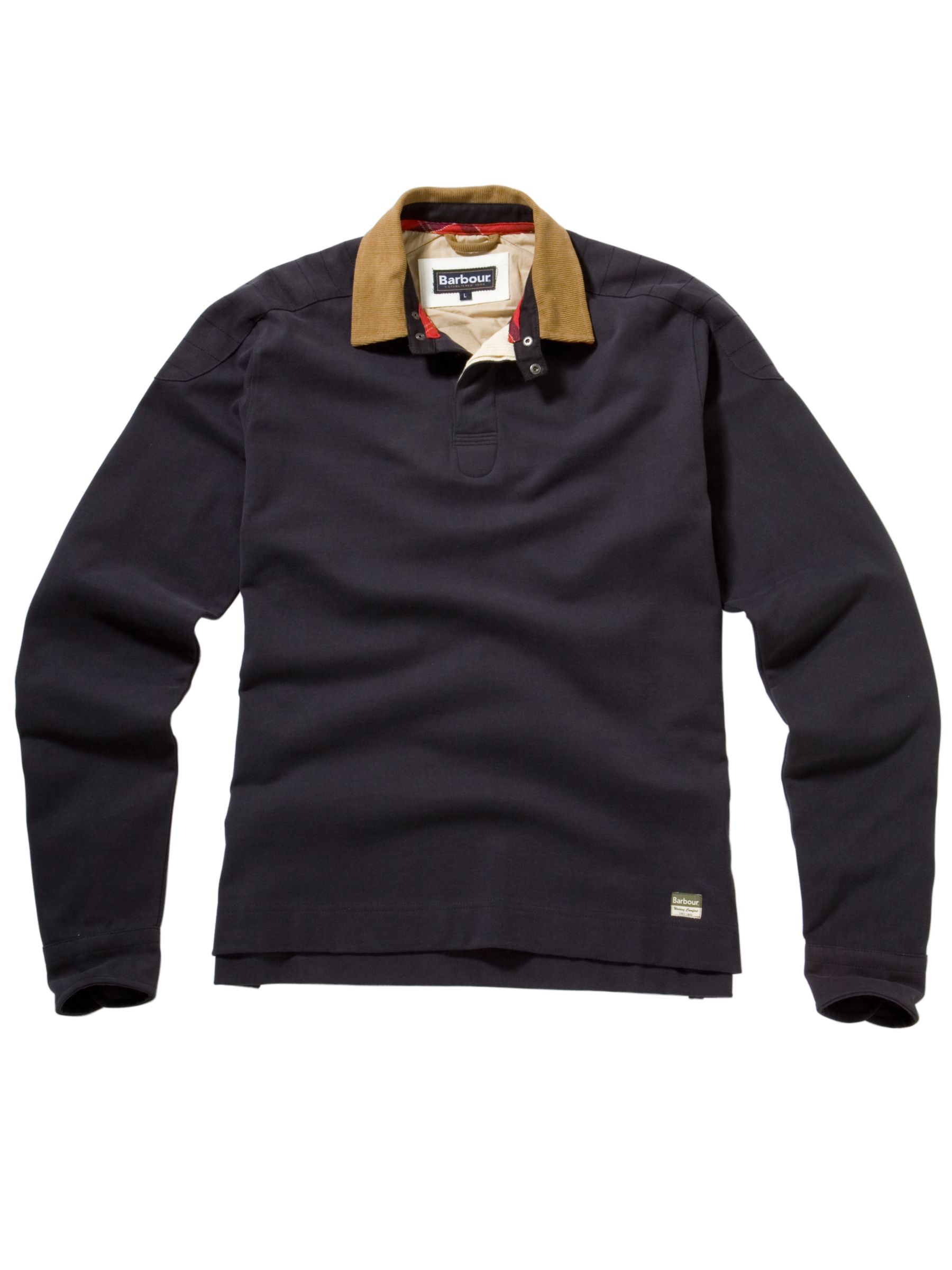 Barbour Eagle Long Sleeve Rugby Shirt, Navy