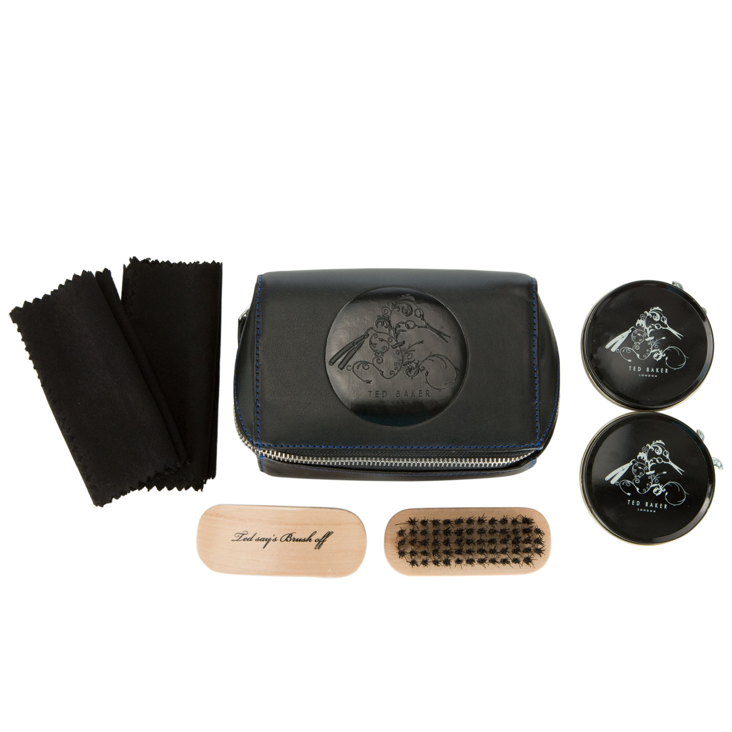 Ted Baker Shoe Shine Kit, Black