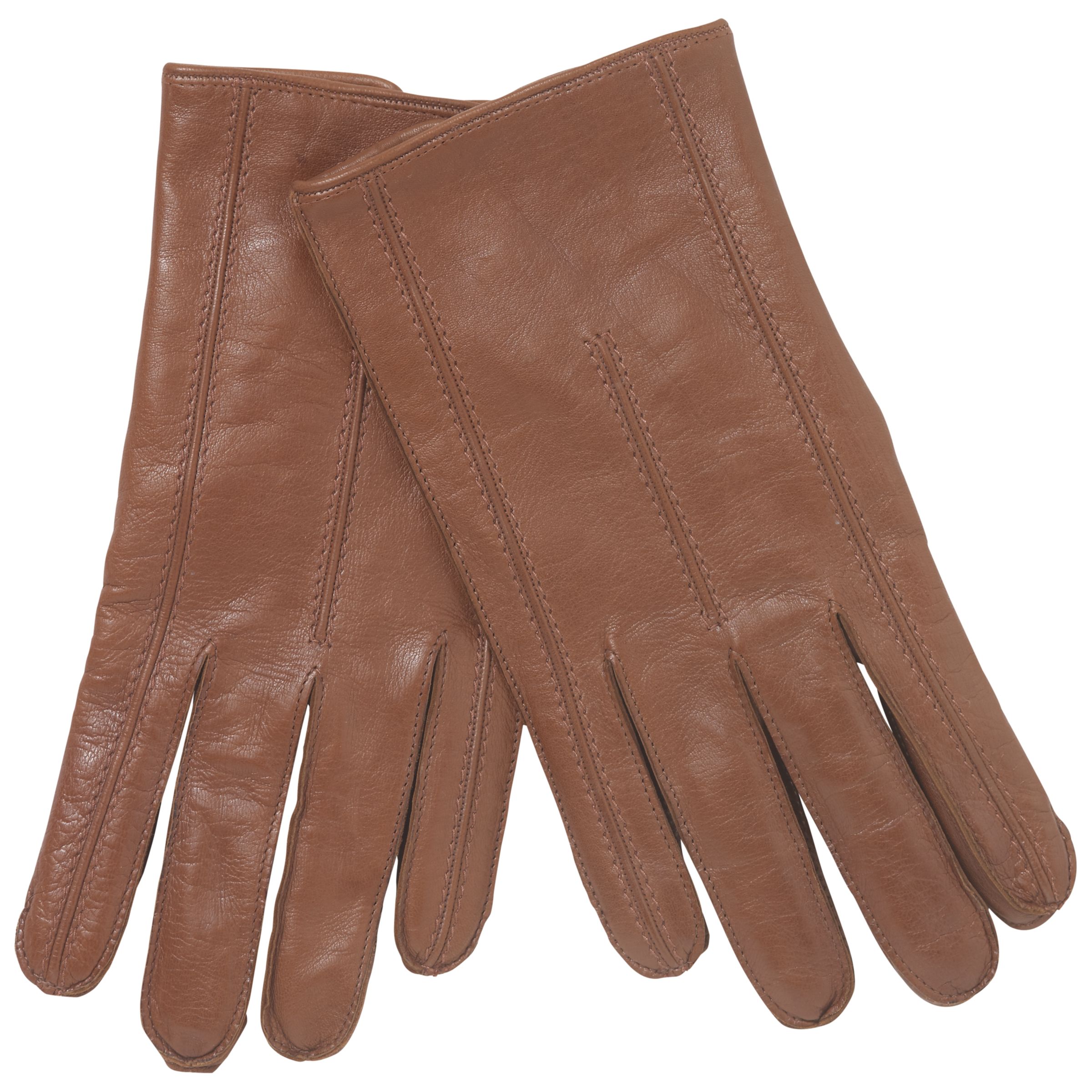 John Lewis Men Cashmere Lined Gloves, Tan