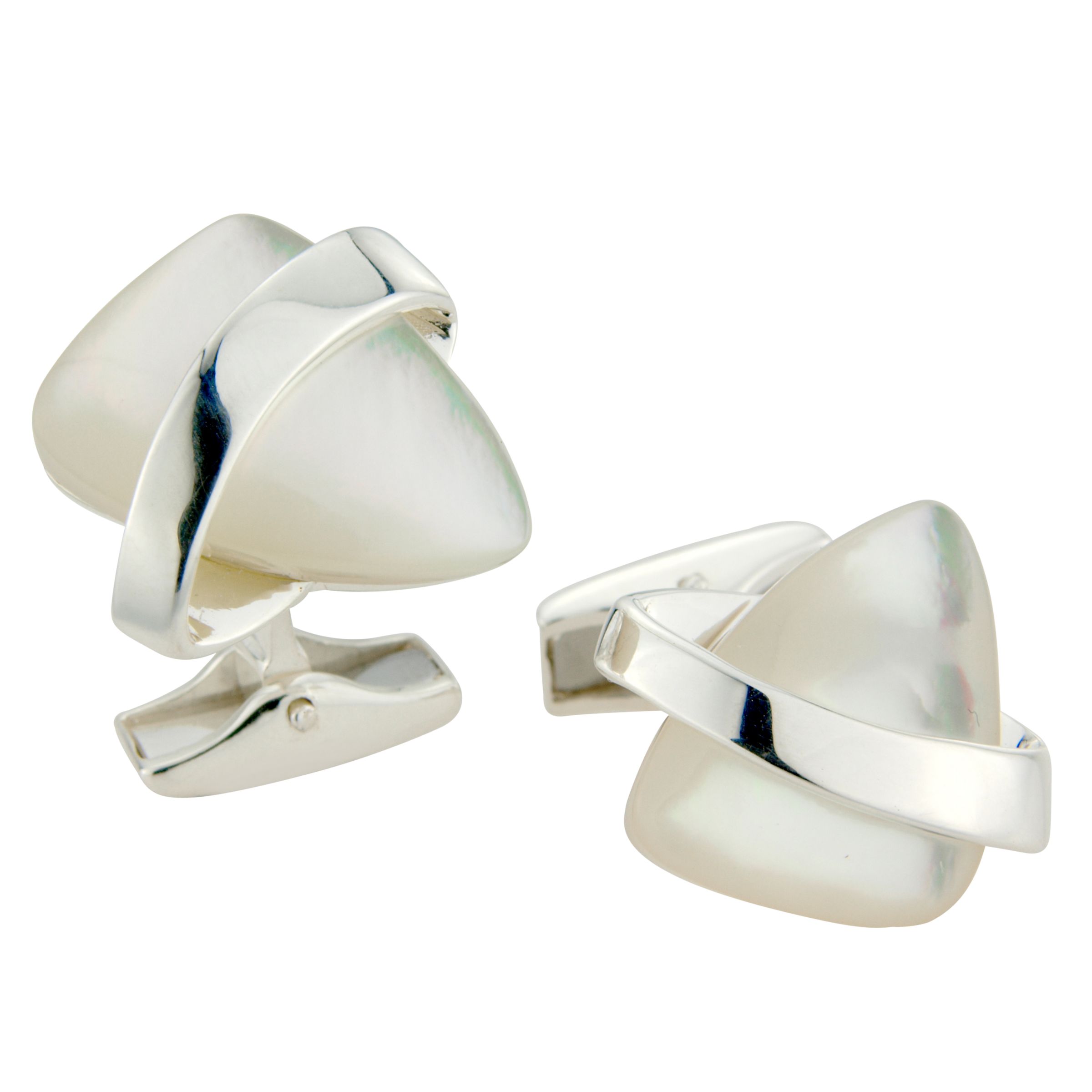 Shield Sterling Silver Cufflinks,