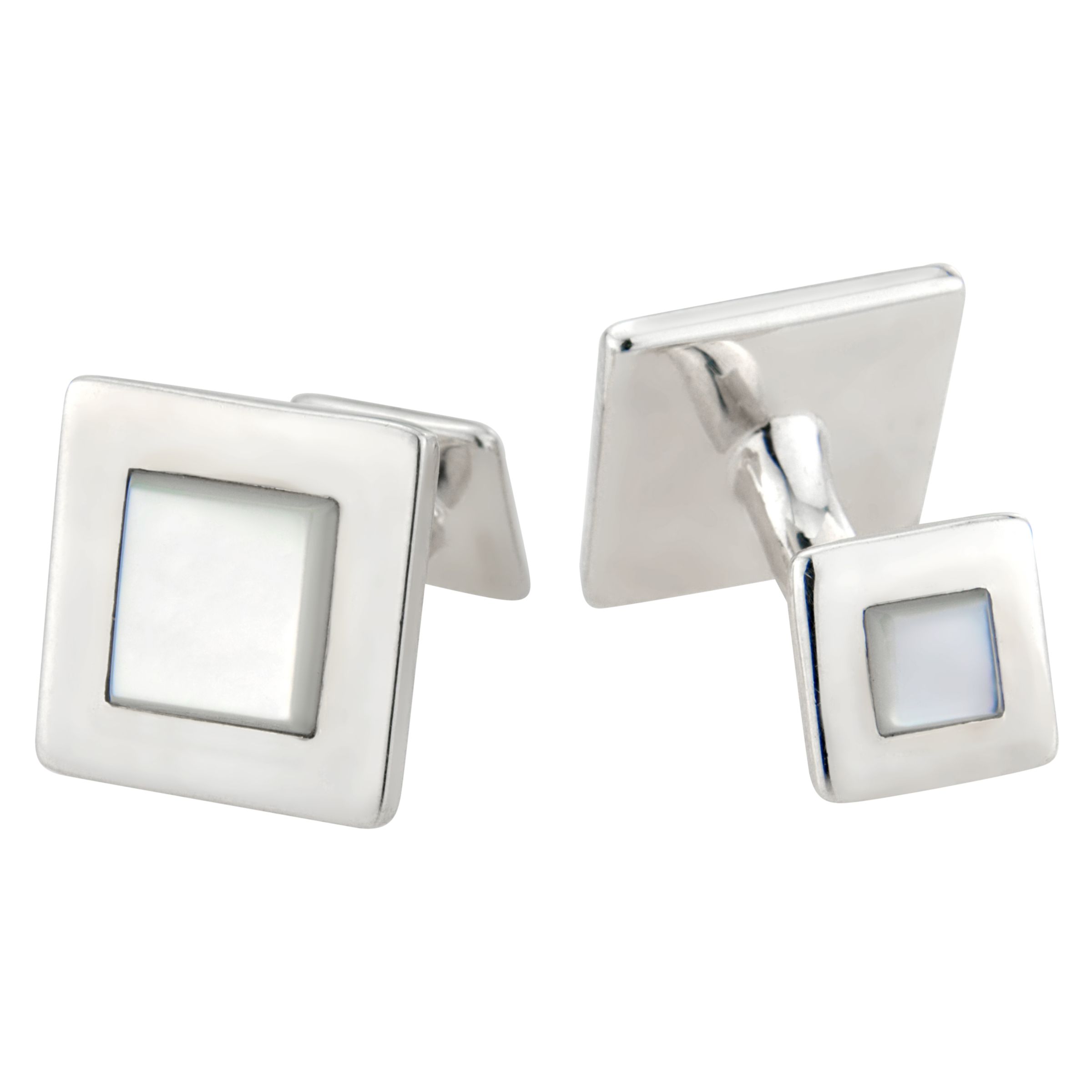 So Jewellery Square Mother of Pearl Cufflinks,