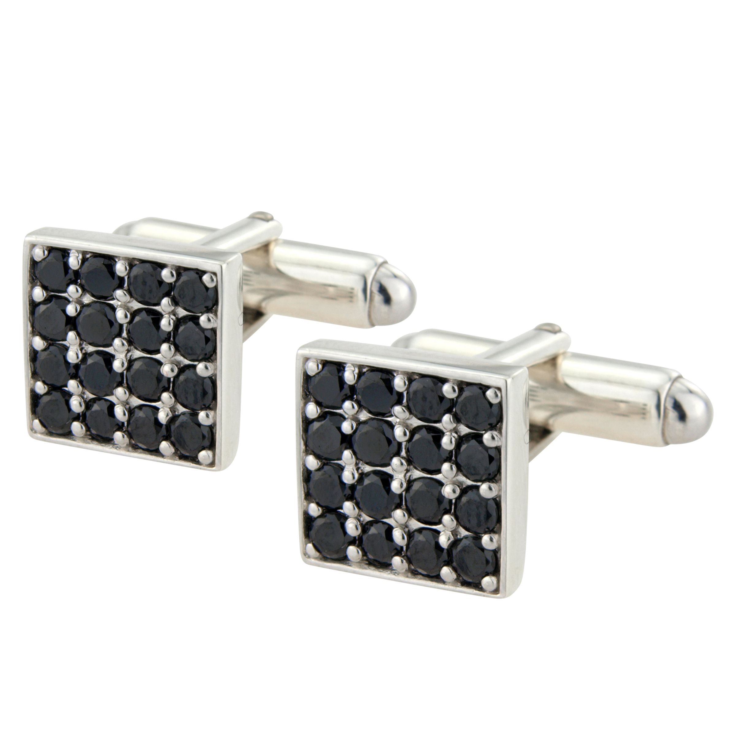 So Jewellery Sterling Silver Stone Square