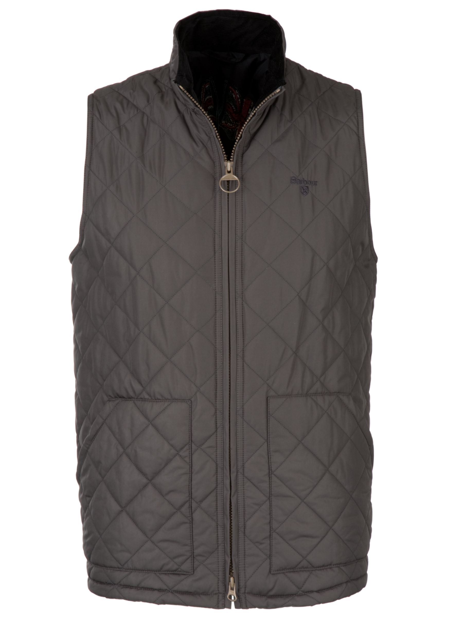 Barbour Bosun Quilt Gilet, Charcoal