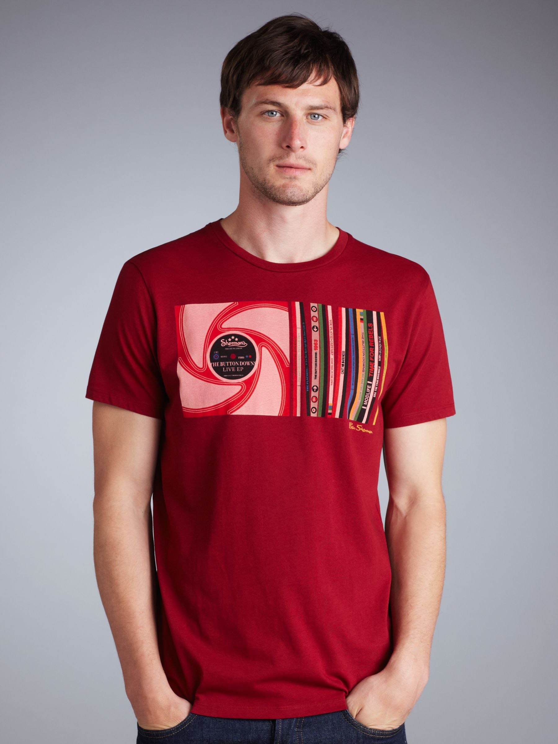 Ben Sherman CD T-Shirt, Red