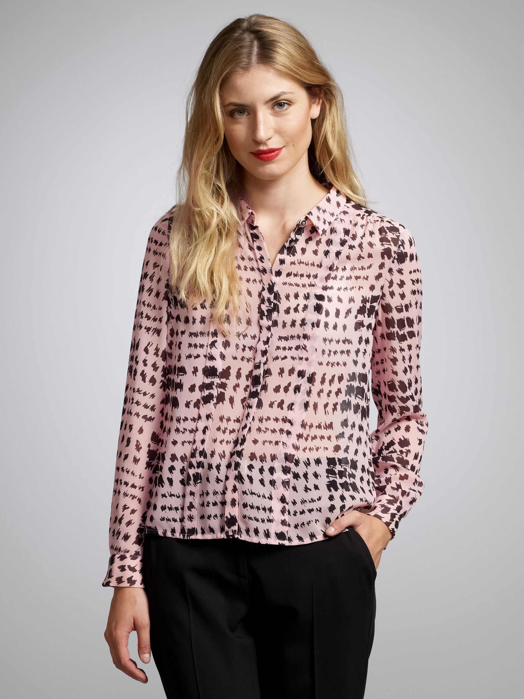 Whistles Penny Print Blouse, Multi